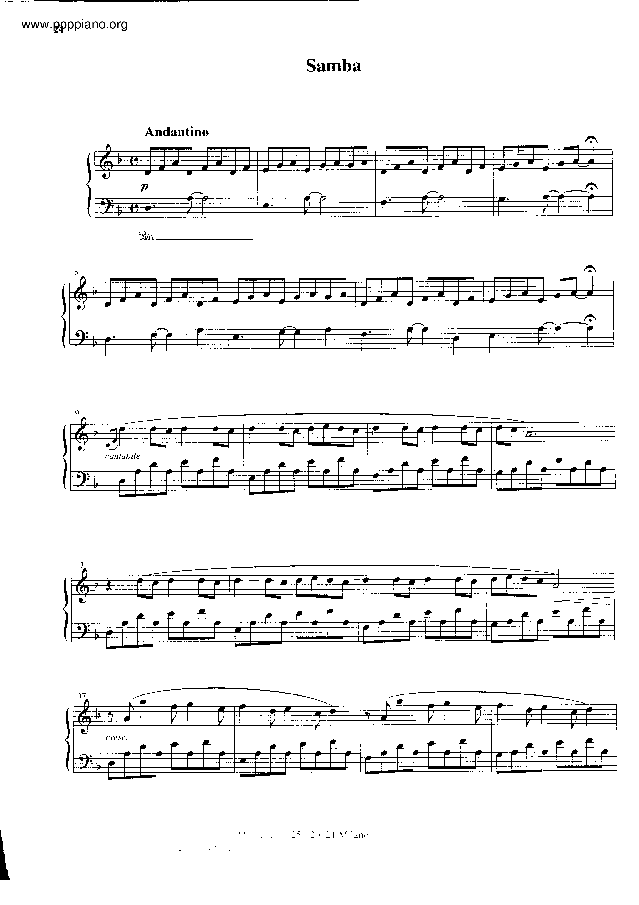 Samba Score