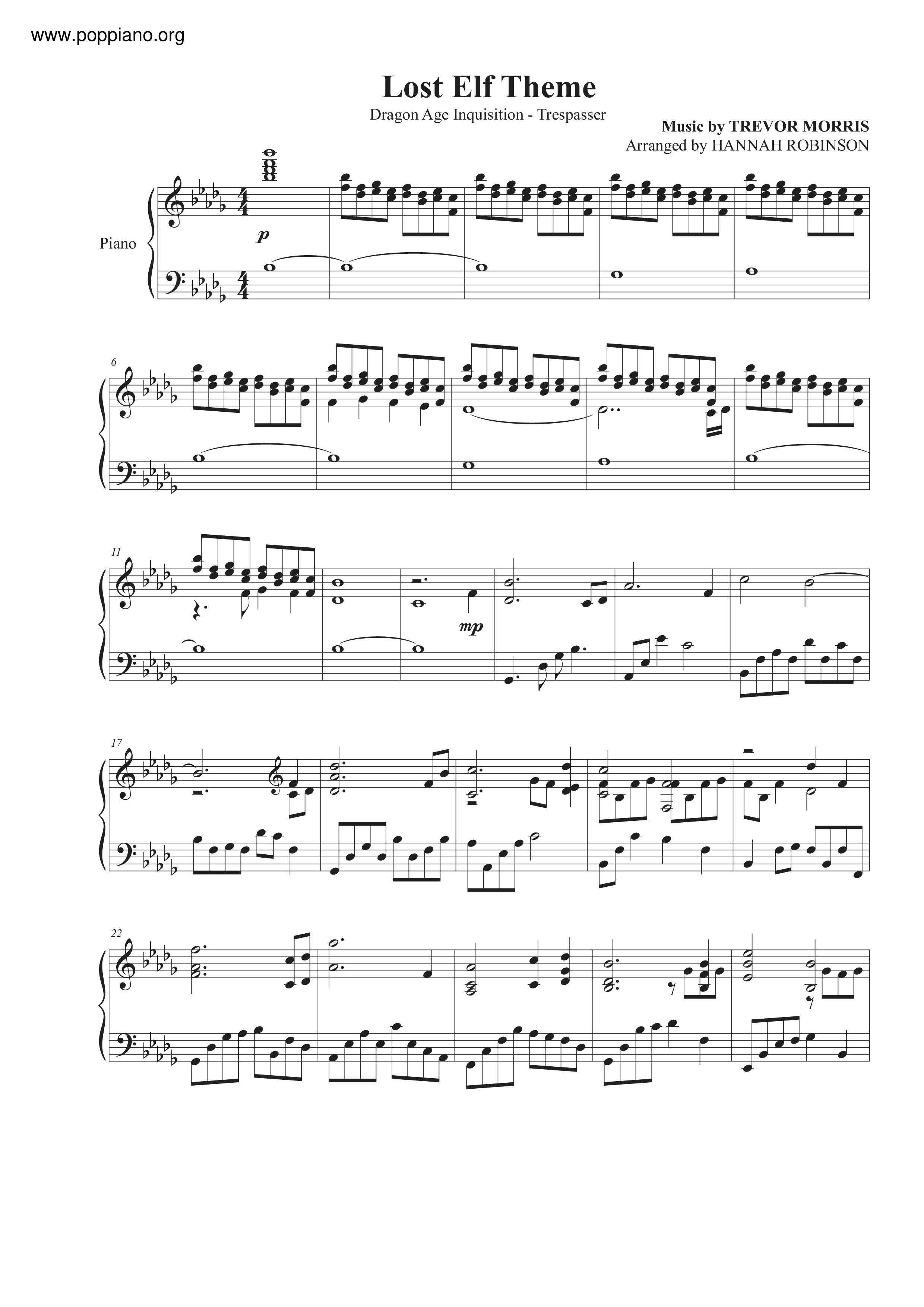 Trespasser OST - Lost Elf Dragon Age Inquisition Score