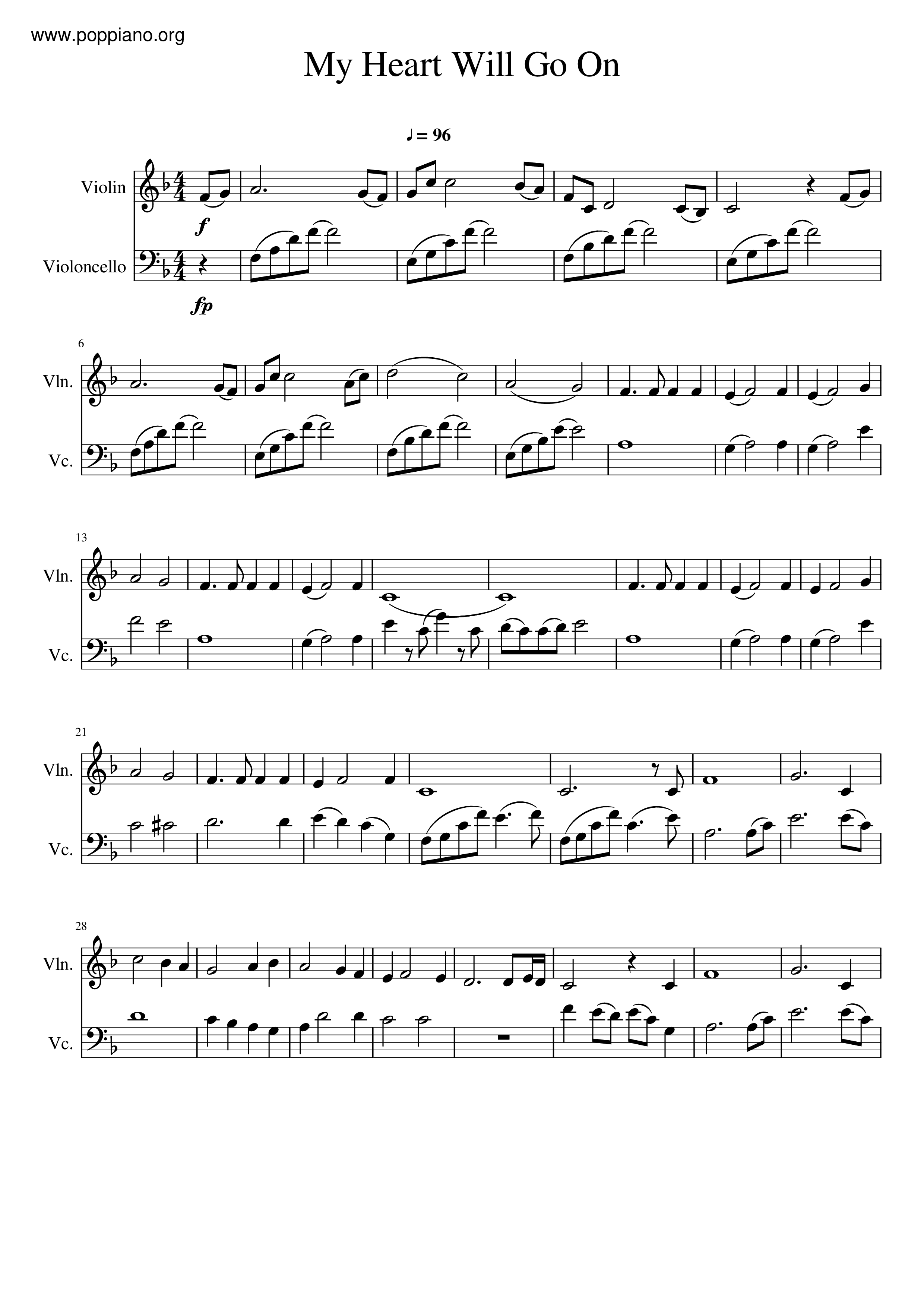 My heart will go on free music online download