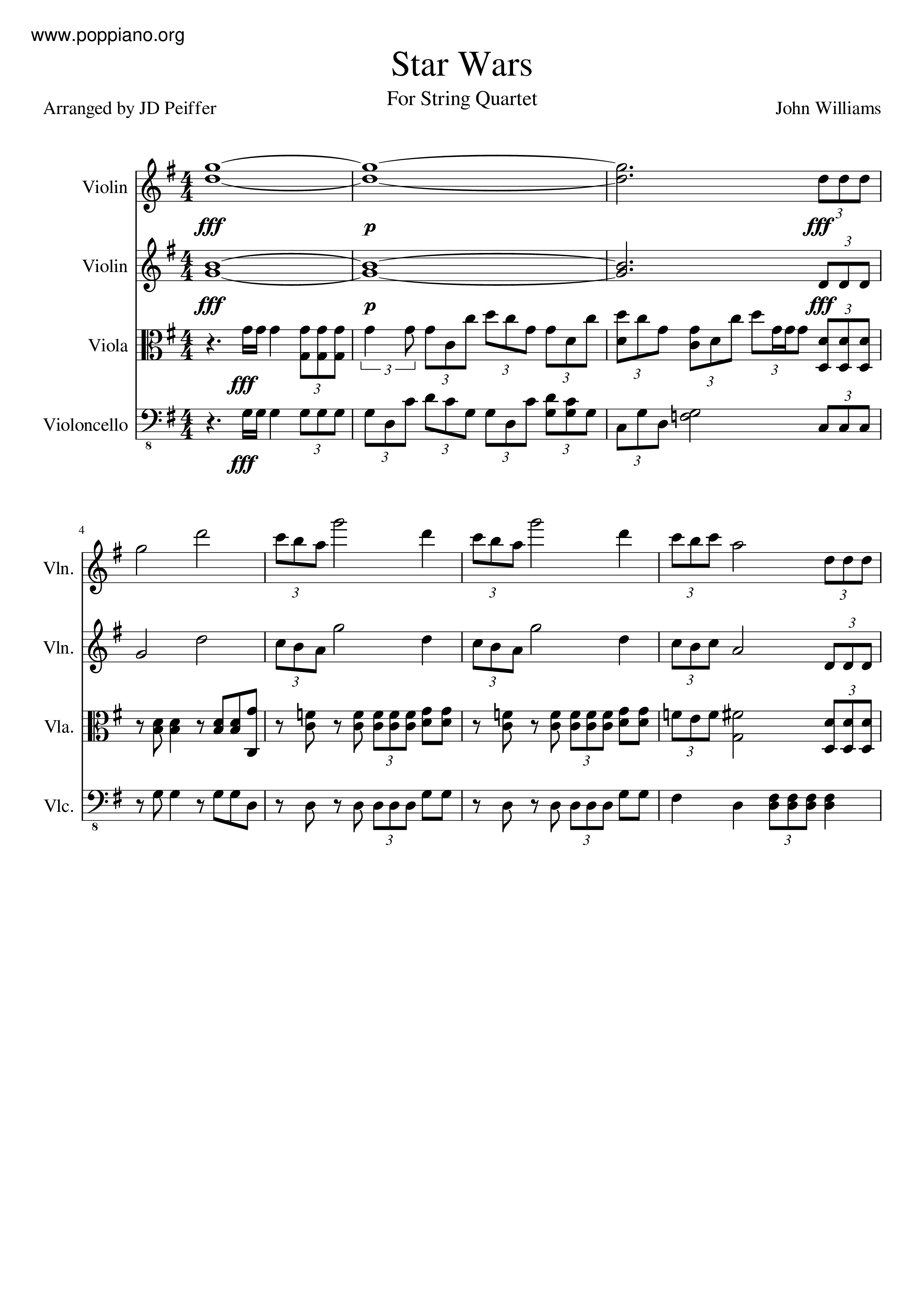 Star Wars Main Theme Score