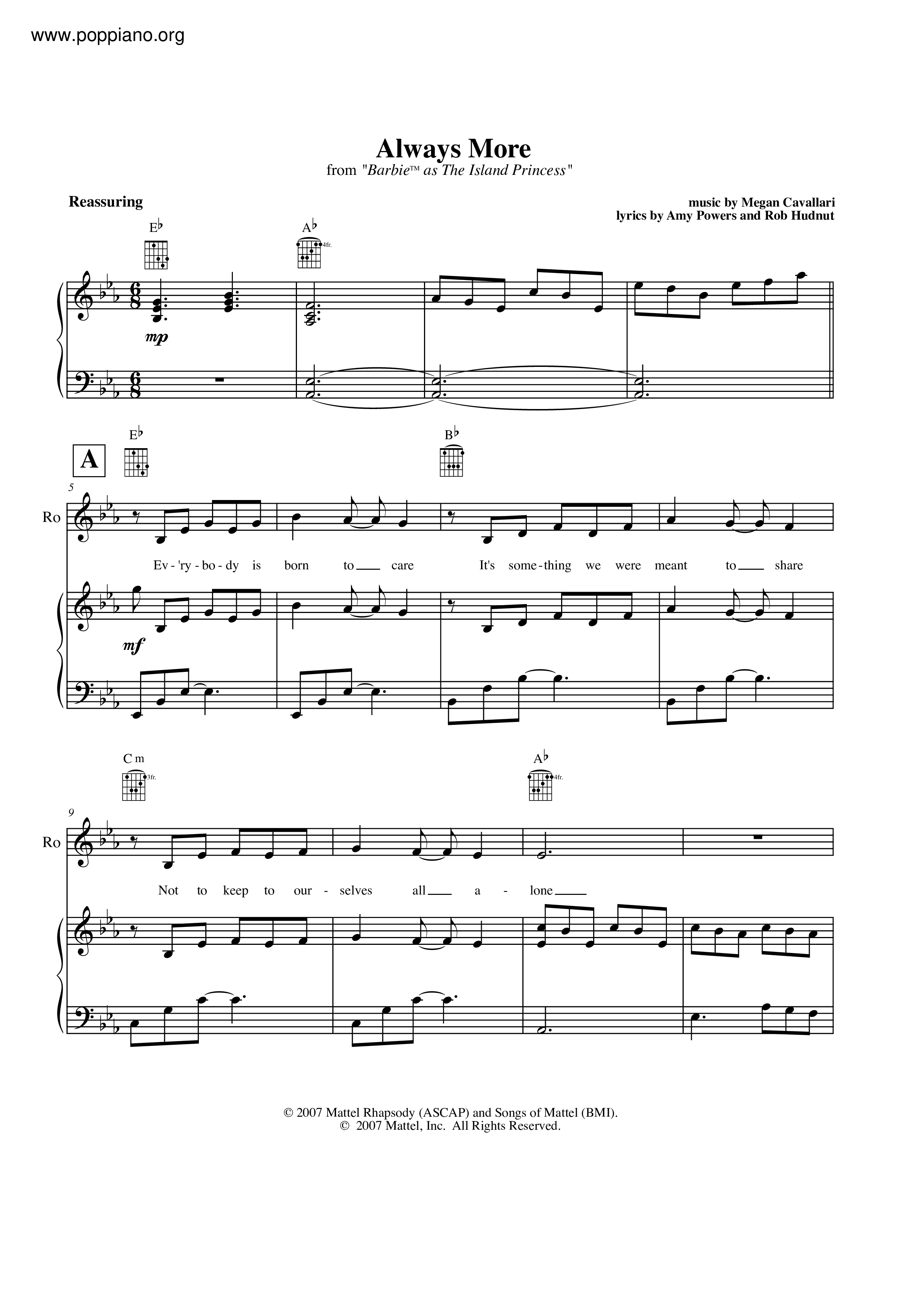 Always More Score