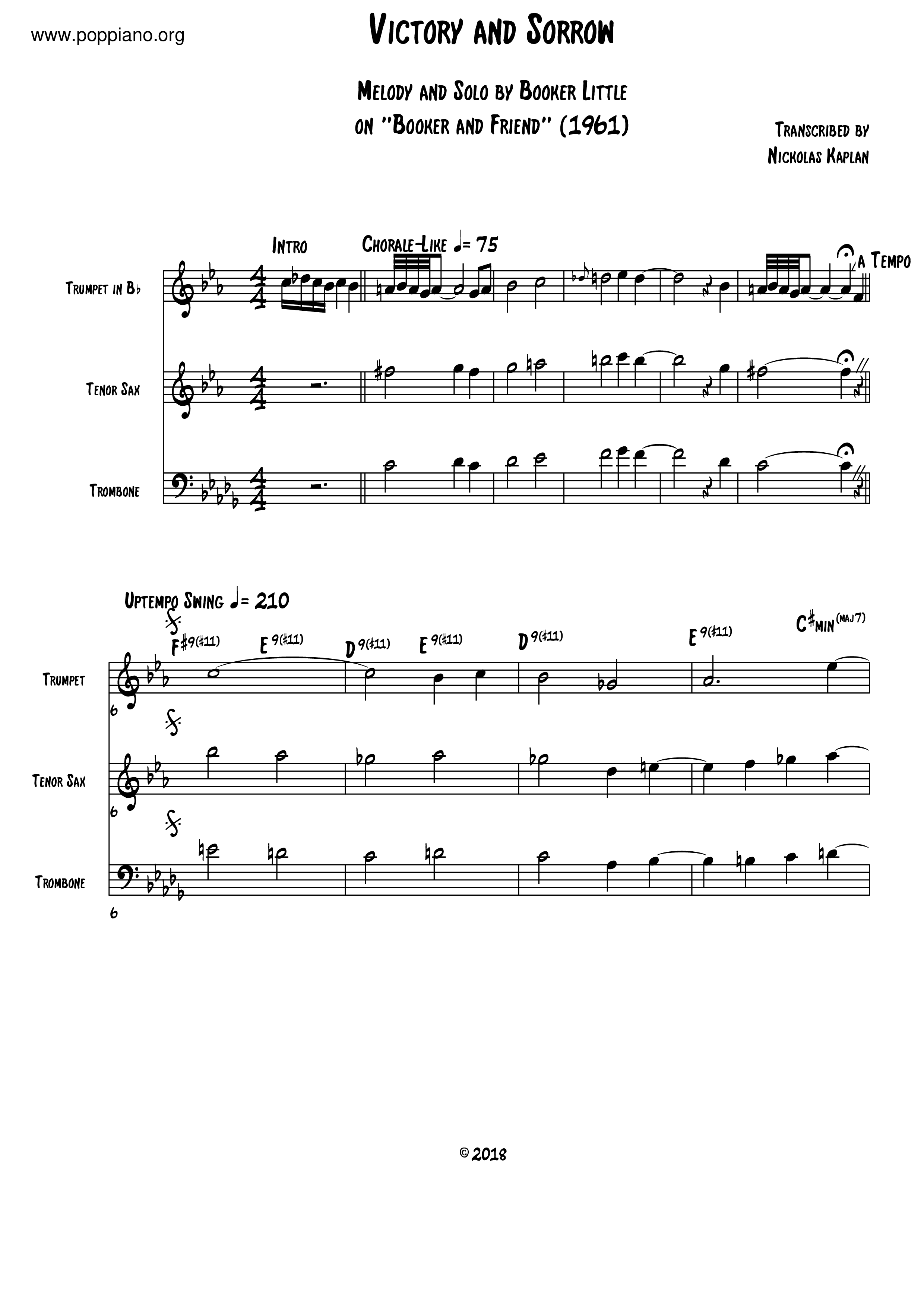 Victory And Sorrow Score