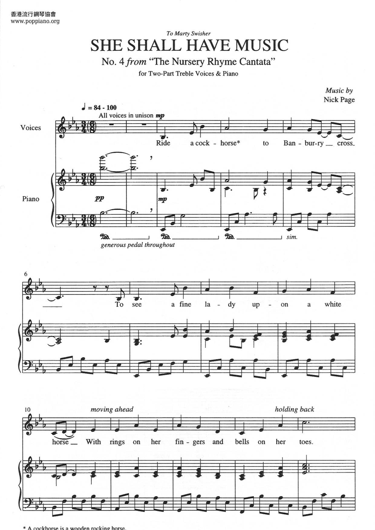She Shall Have Music Score
