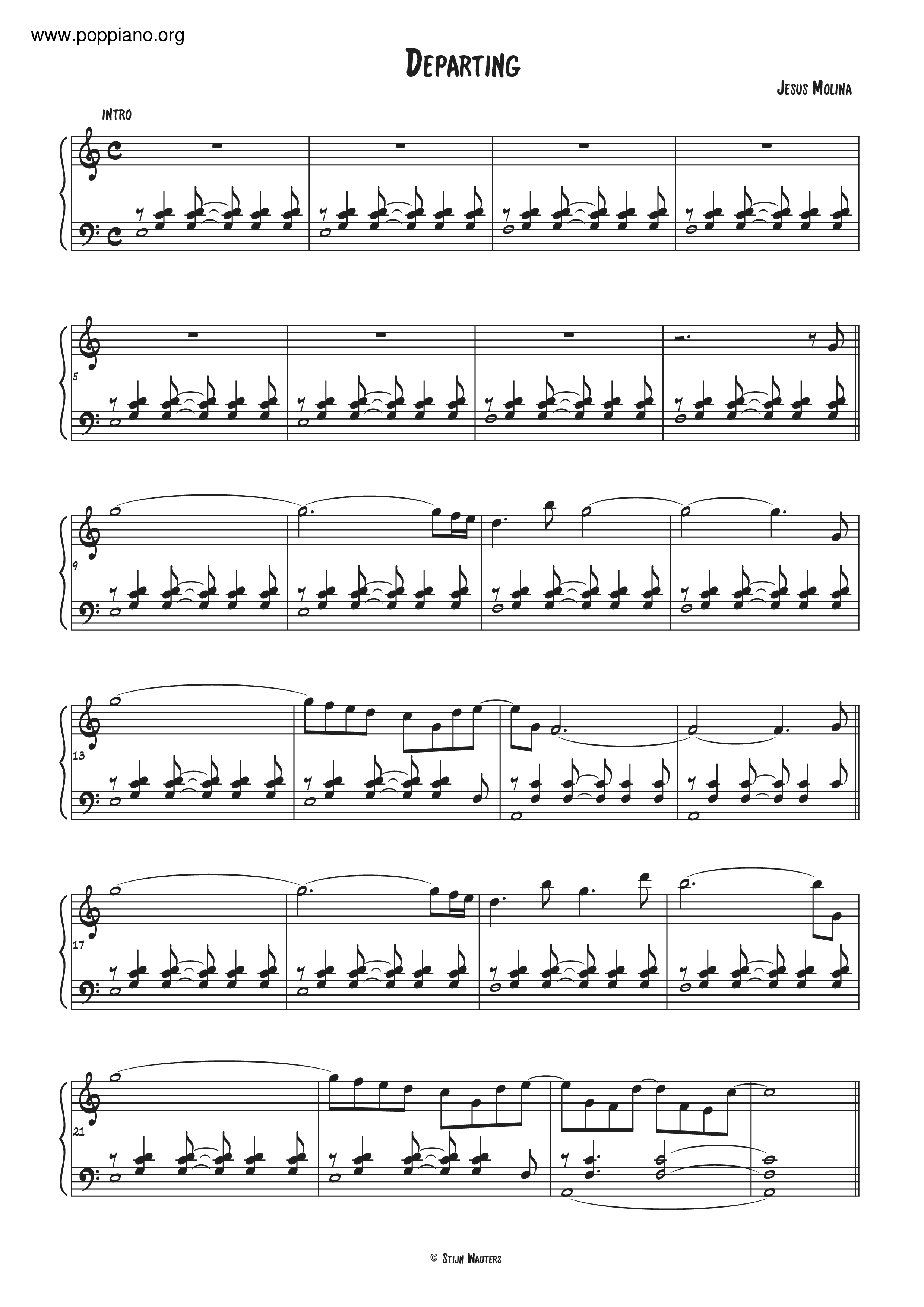 Departing Score