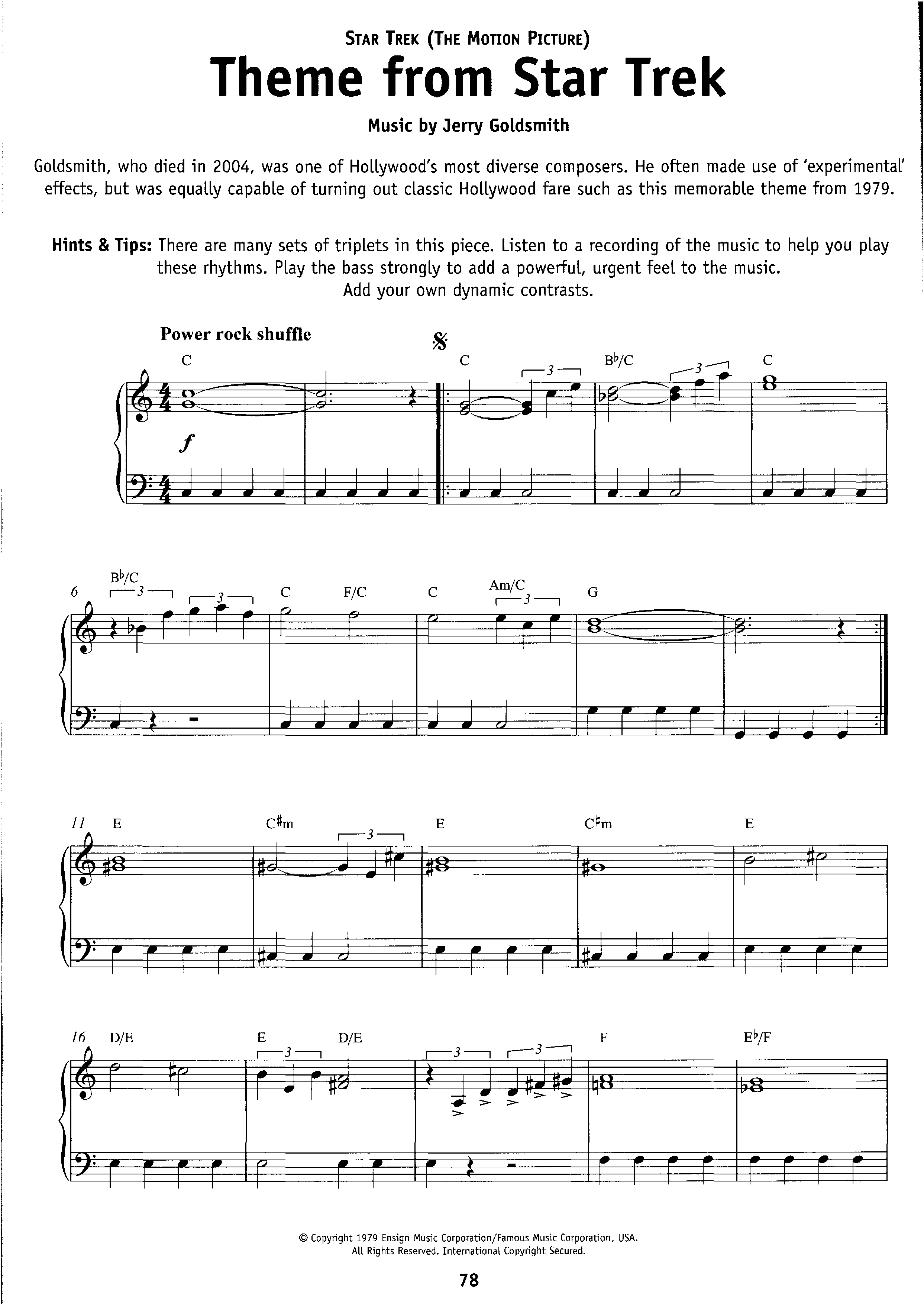 Star Trek Score