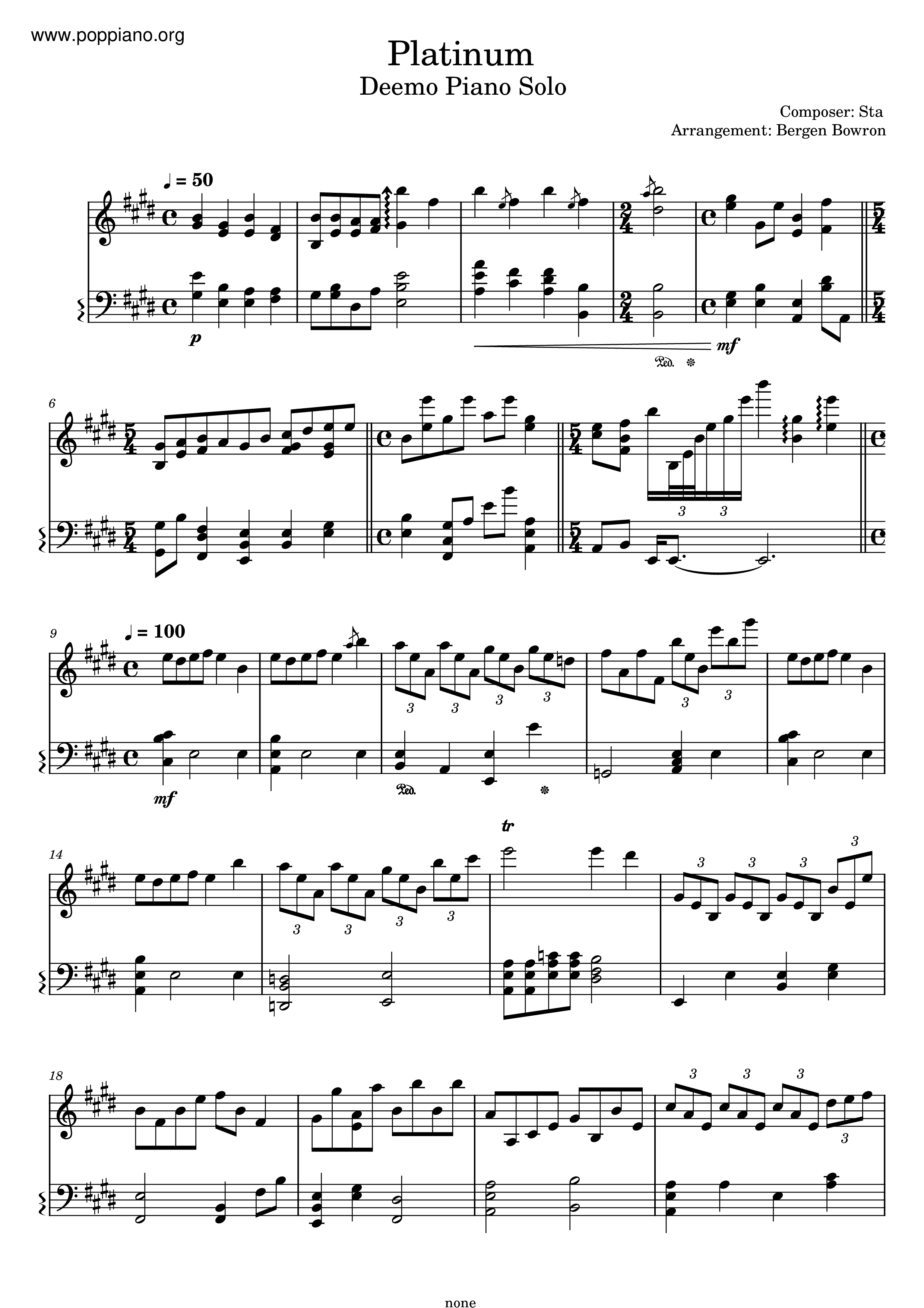 Deemo - Platinum Score