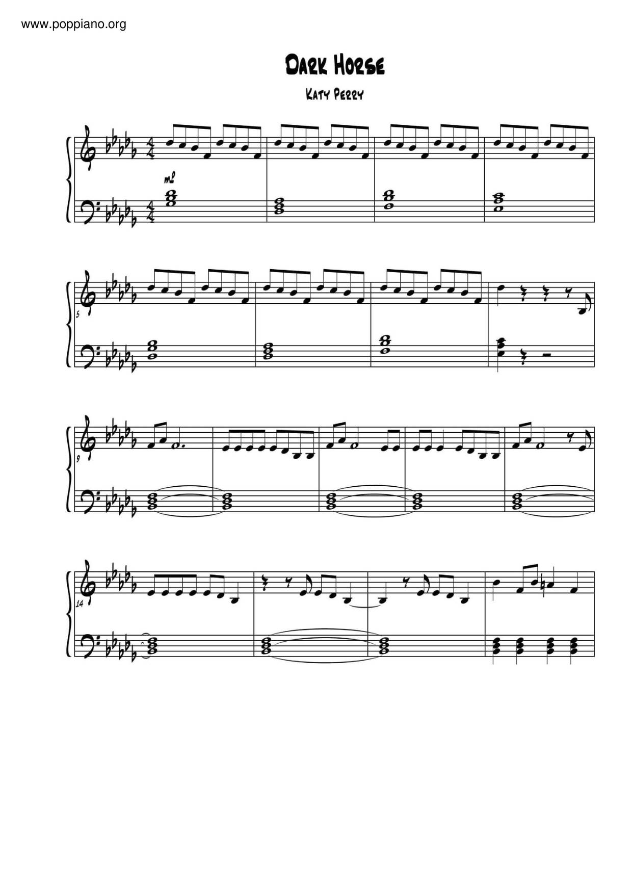Dark Horse Score