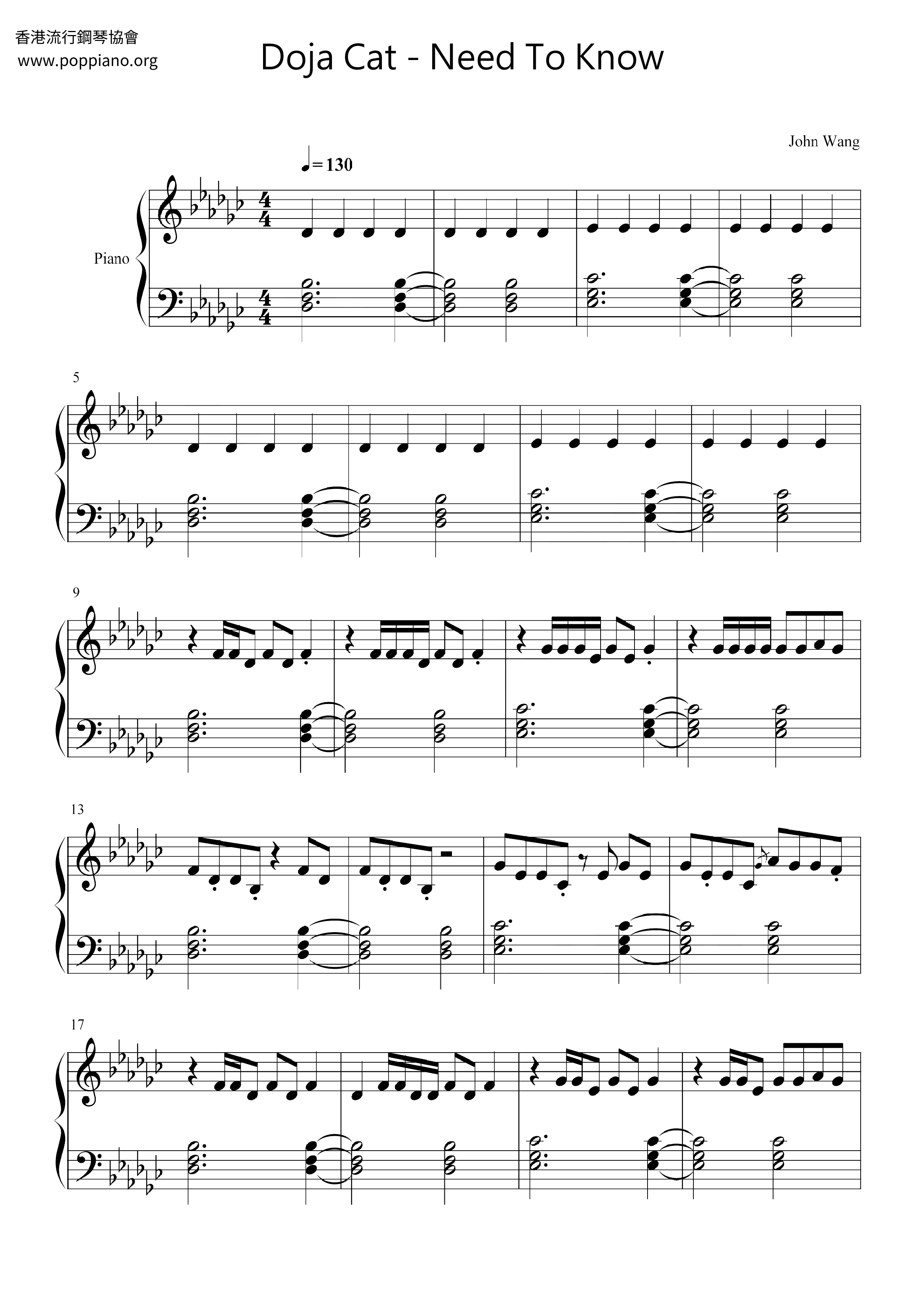 Need to Know Score
