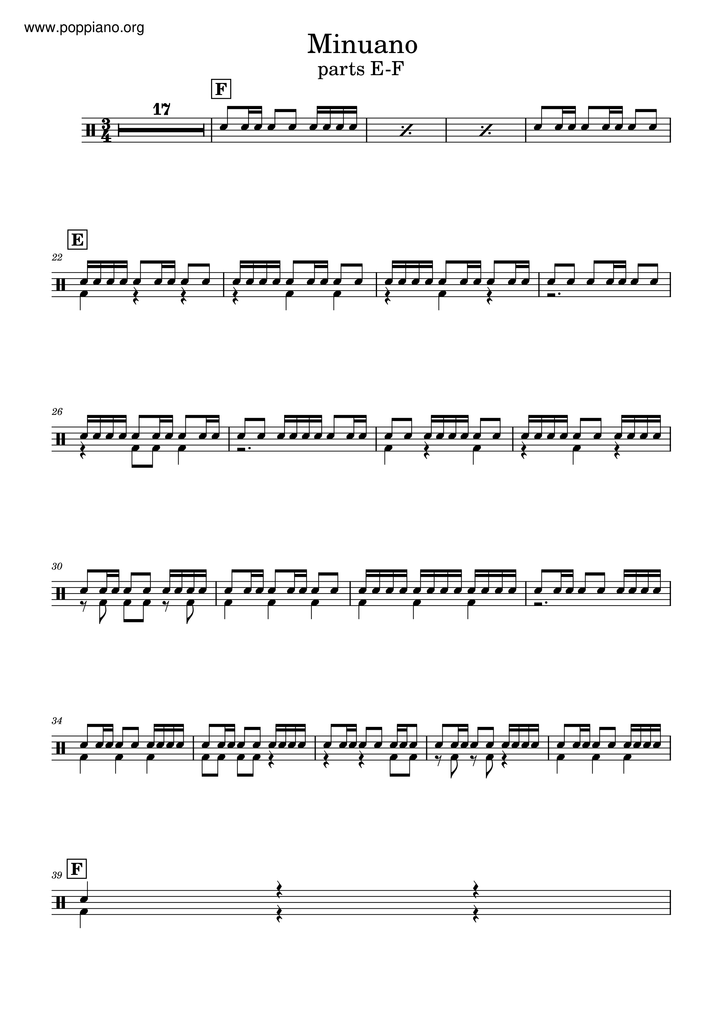 Minuano Score