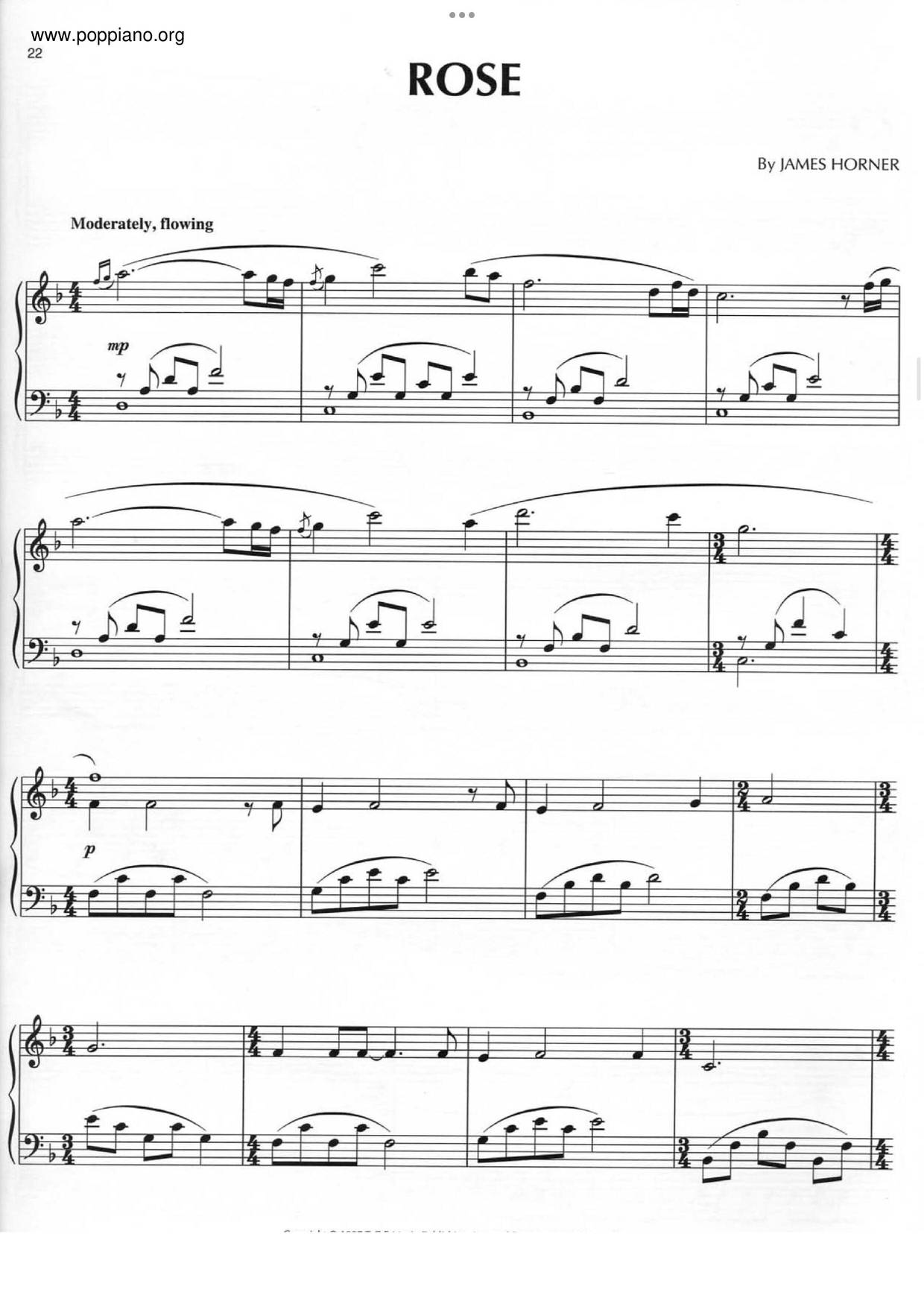 Titanic - Rose Score