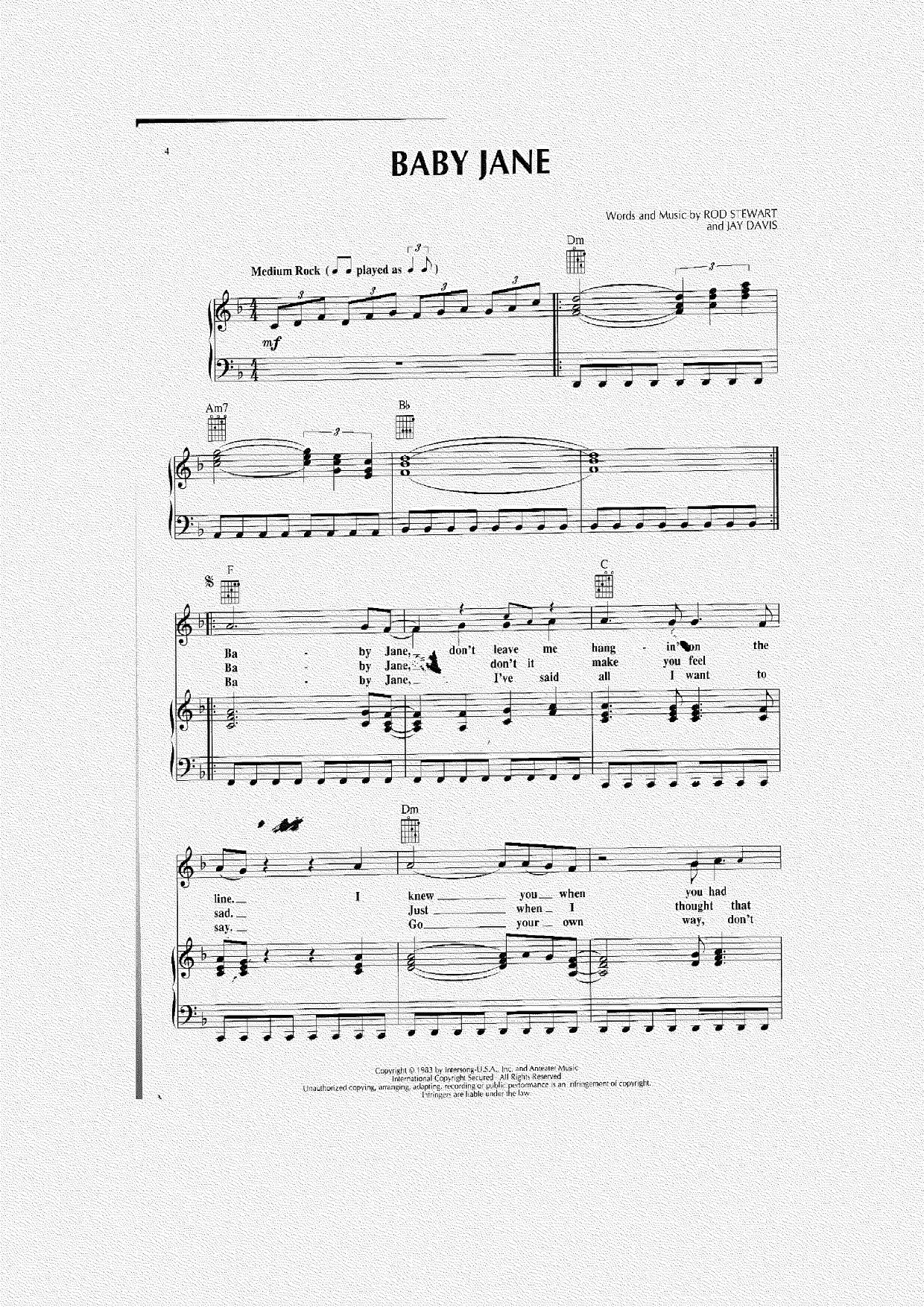 Baby Jane Score