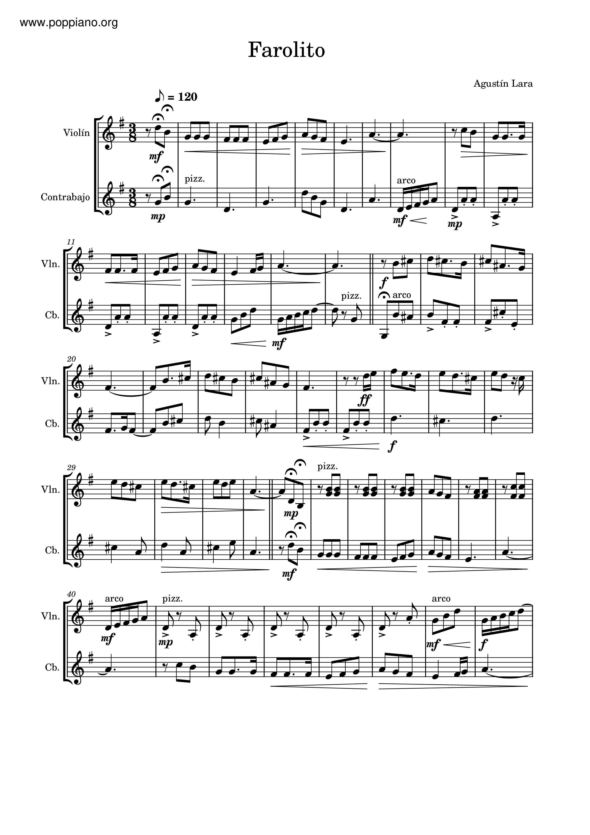 Farolito Score