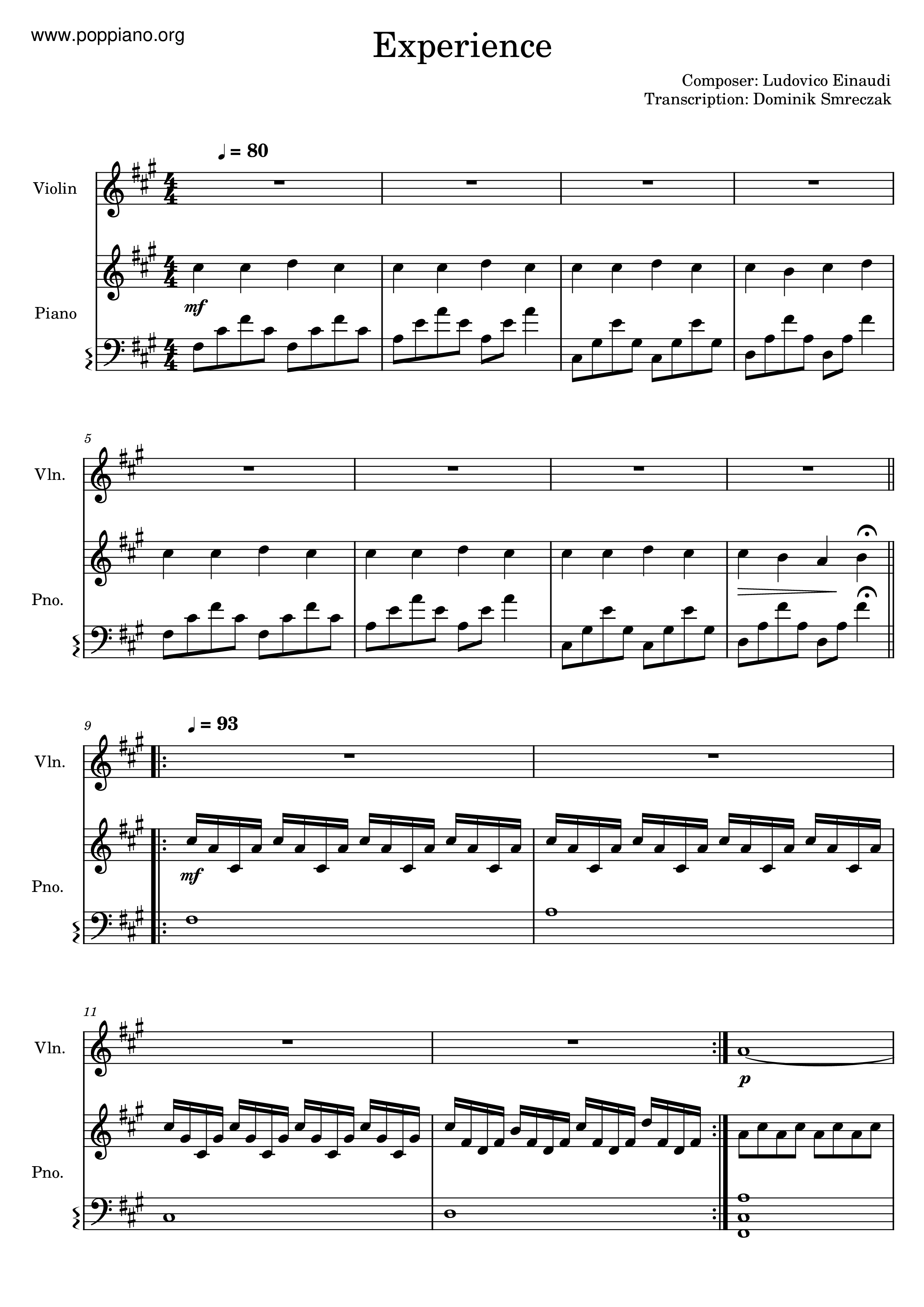 Ludovico Einaudi Experience Sheet Music Pdf Free Score Download Ludovico Einaudi Experience Sheet Music Pdf Free Score Download