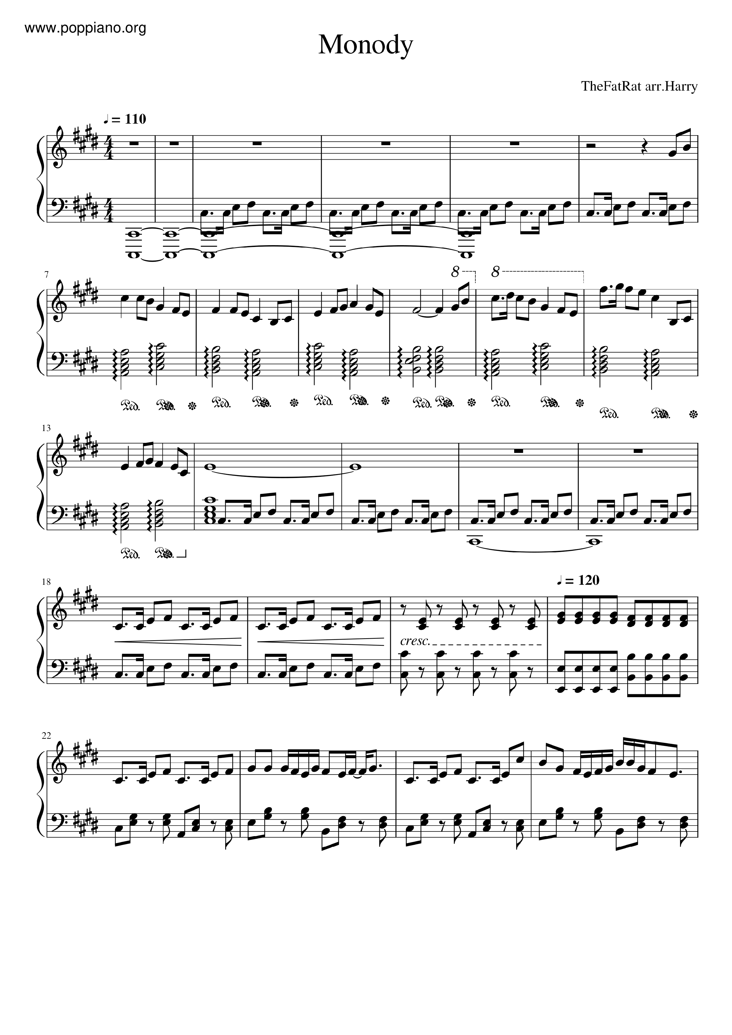Monody Score