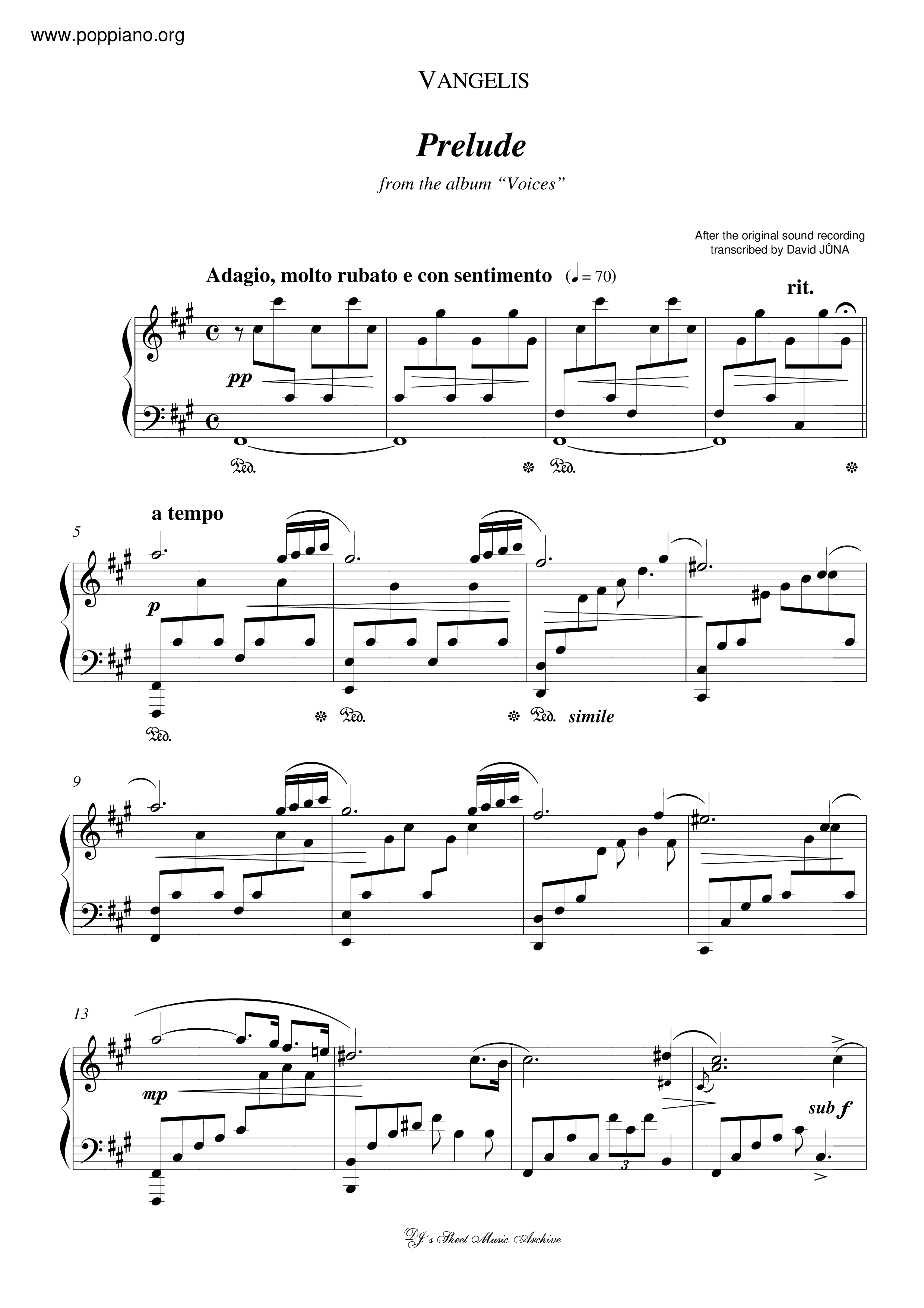 Prelude Score