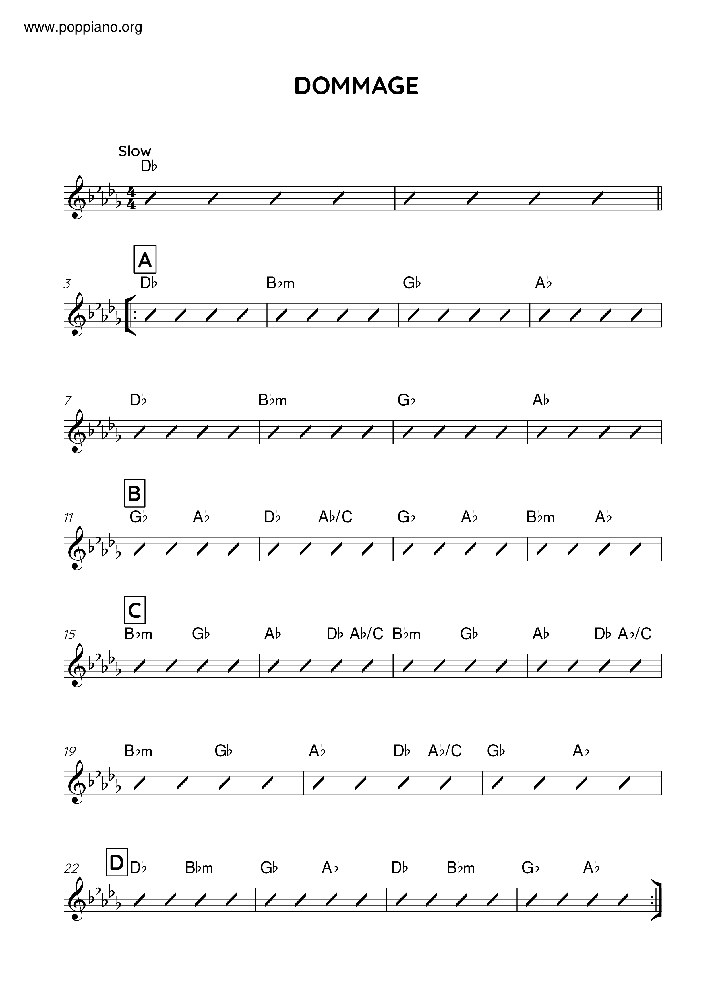 Dommage Score