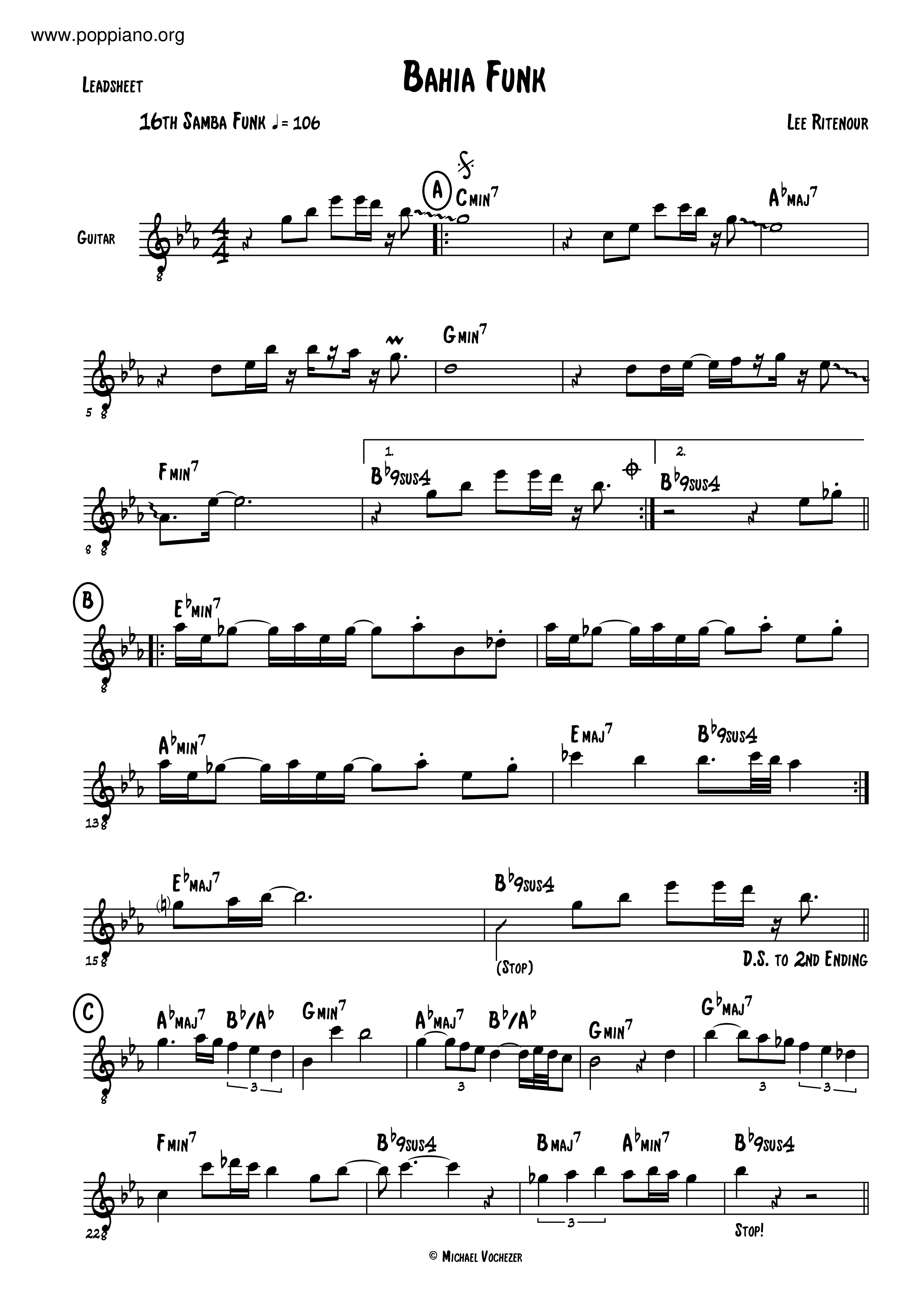 Bahia Funk Score