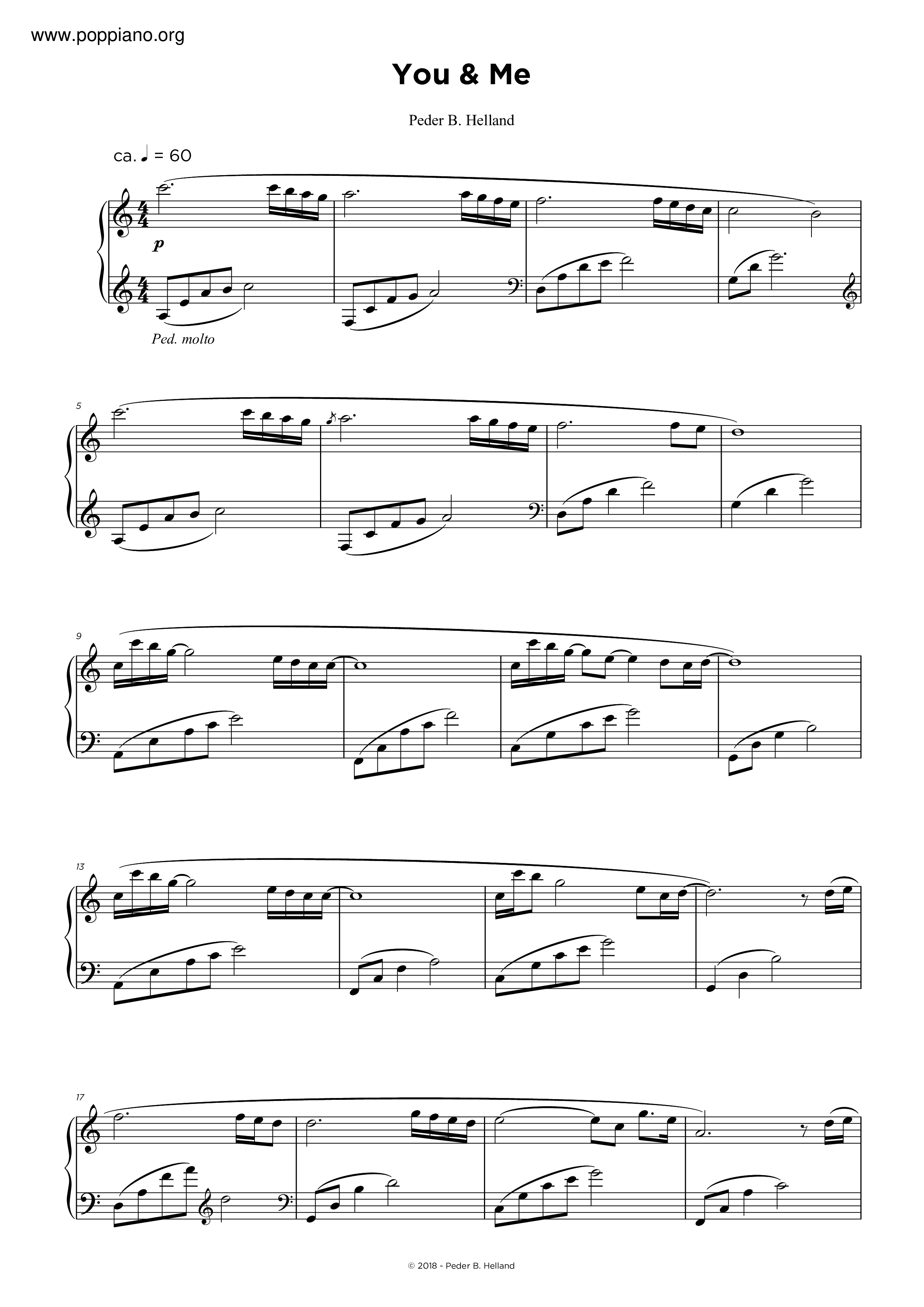 You & Me Score