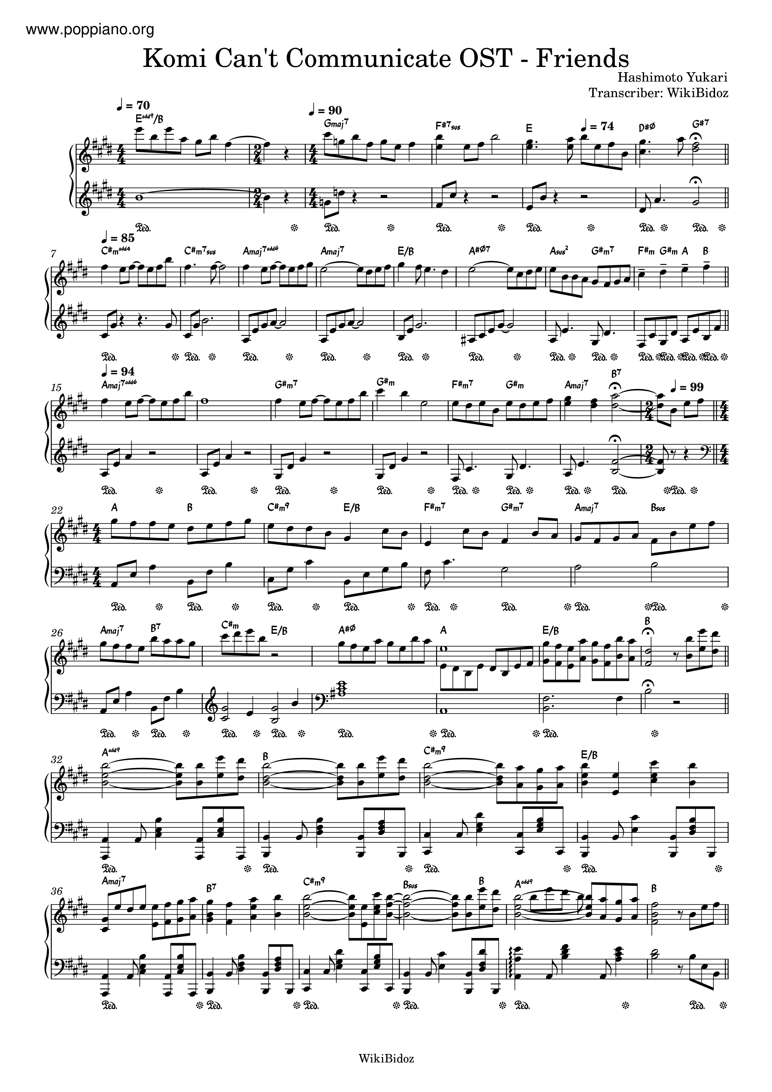Friends - Komi Can't Communicate Score