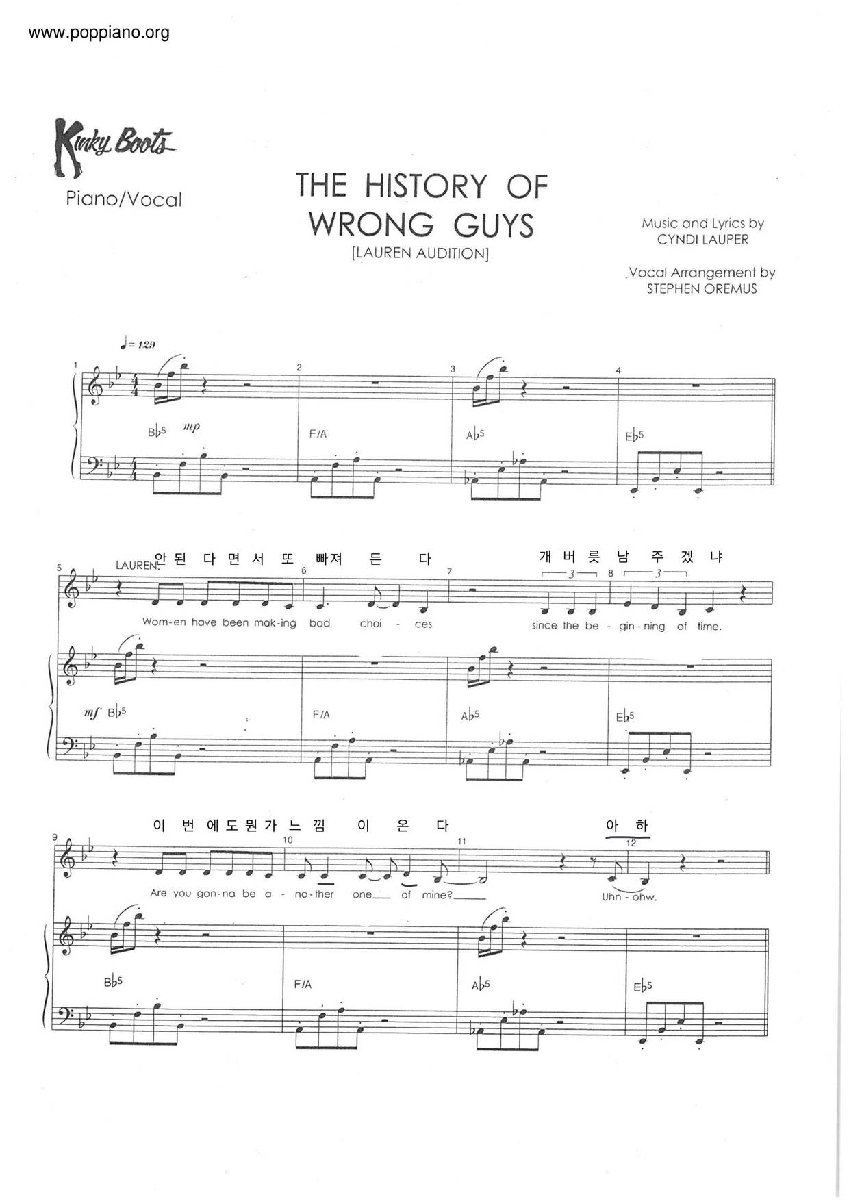 annaleigh-ashford-the-history-of-wrong-guys-sheet-music-pdf-free