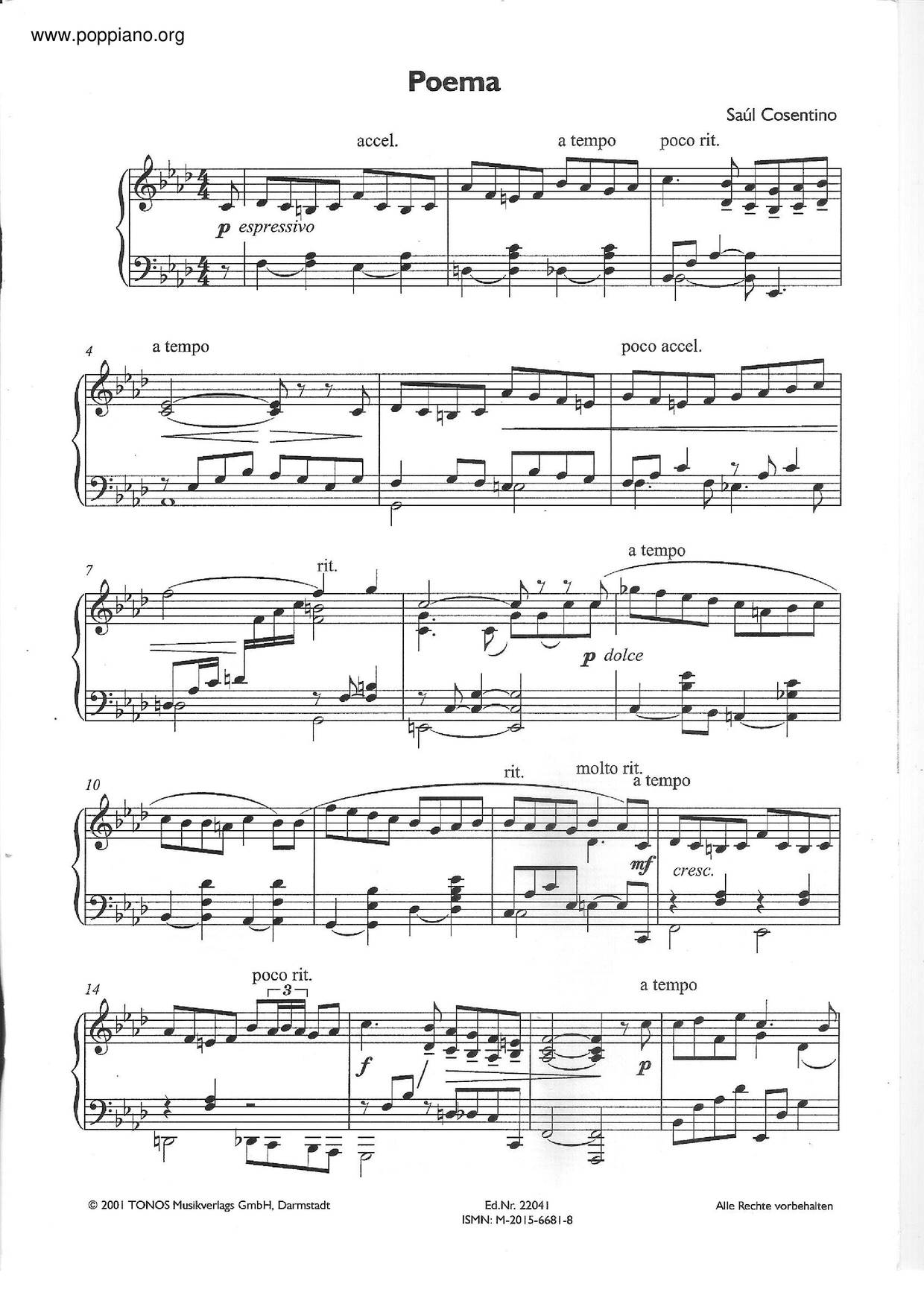 Poema Score