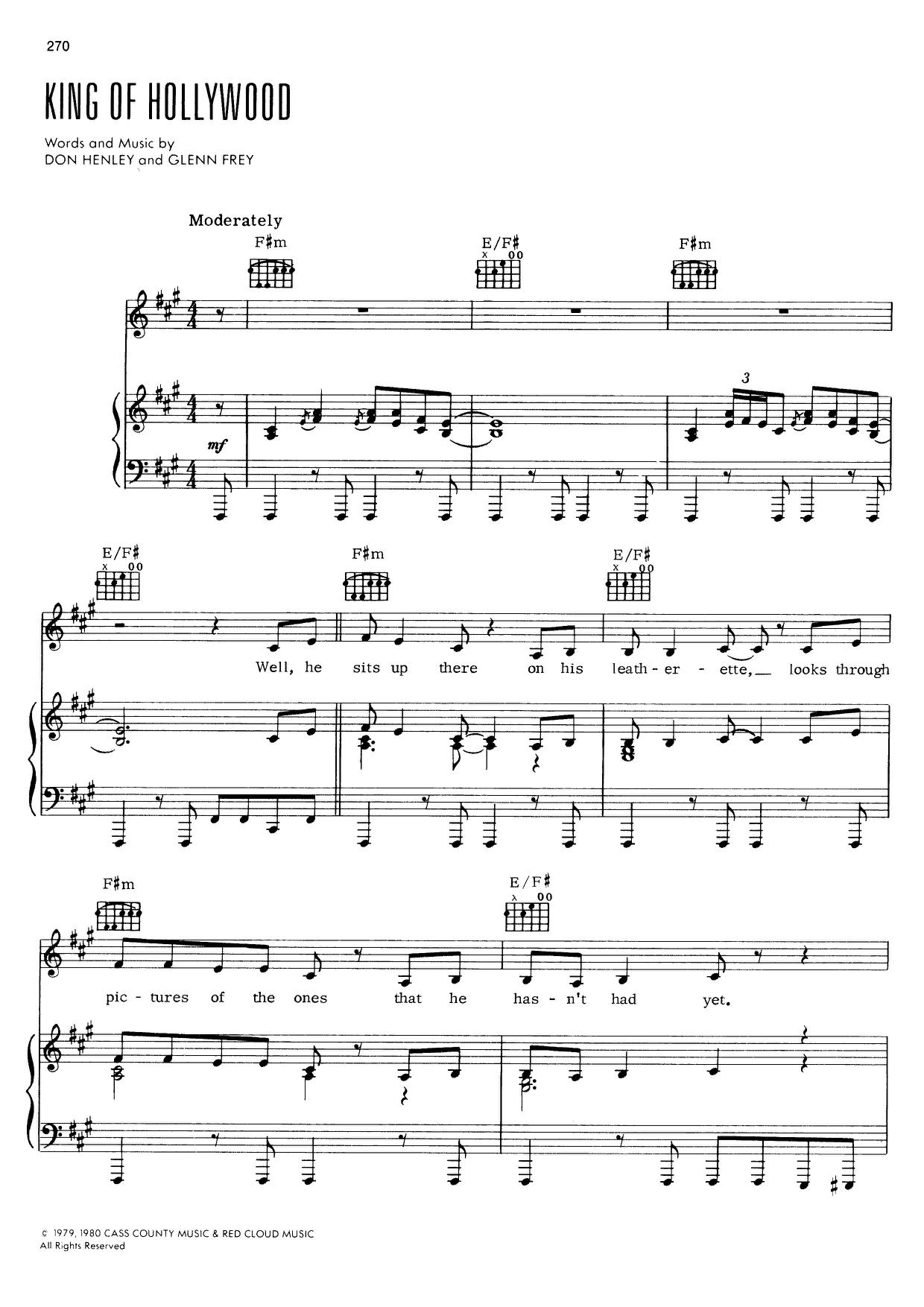 King Of Hollywood Score