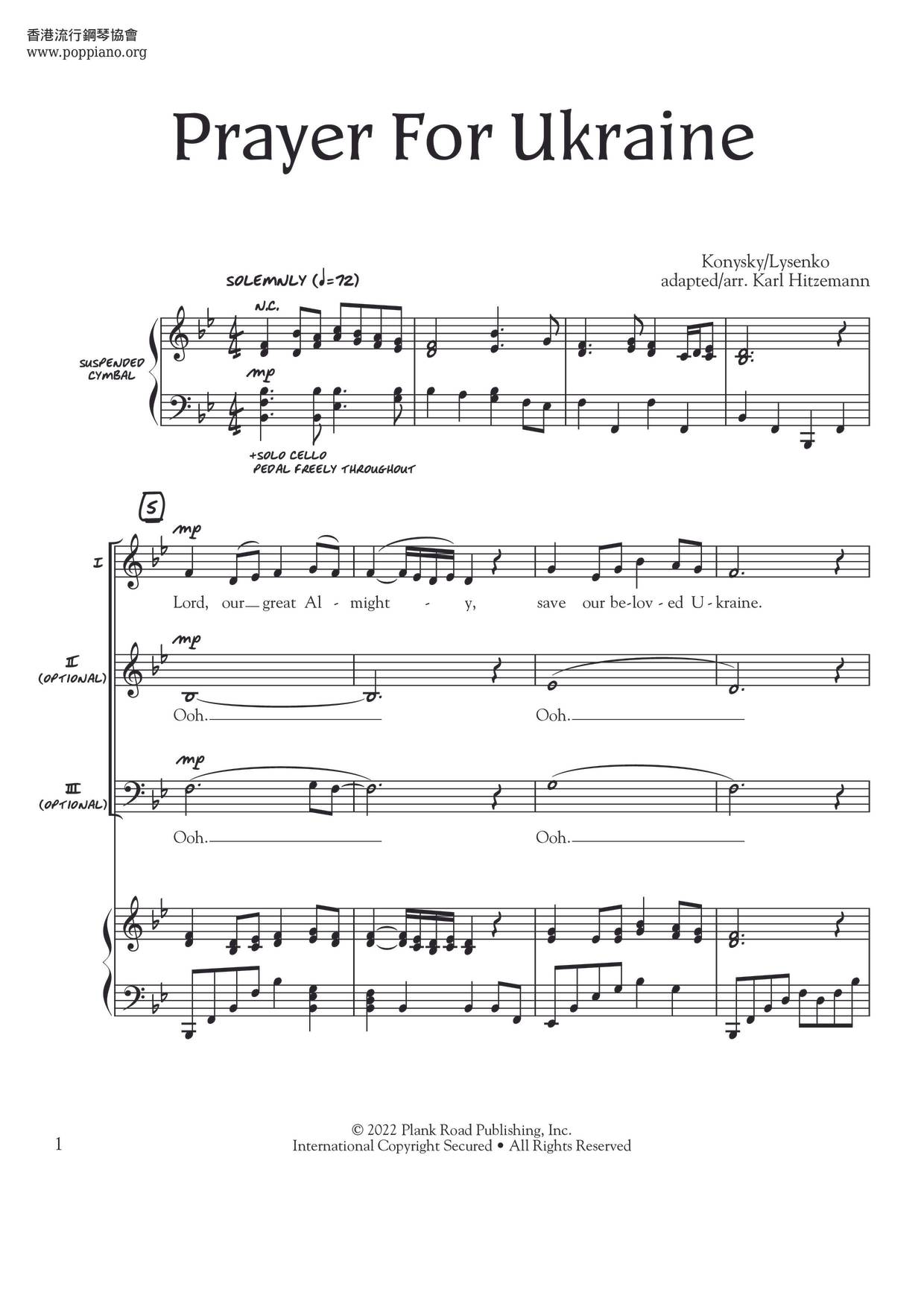 Prayer For Ukraine Score