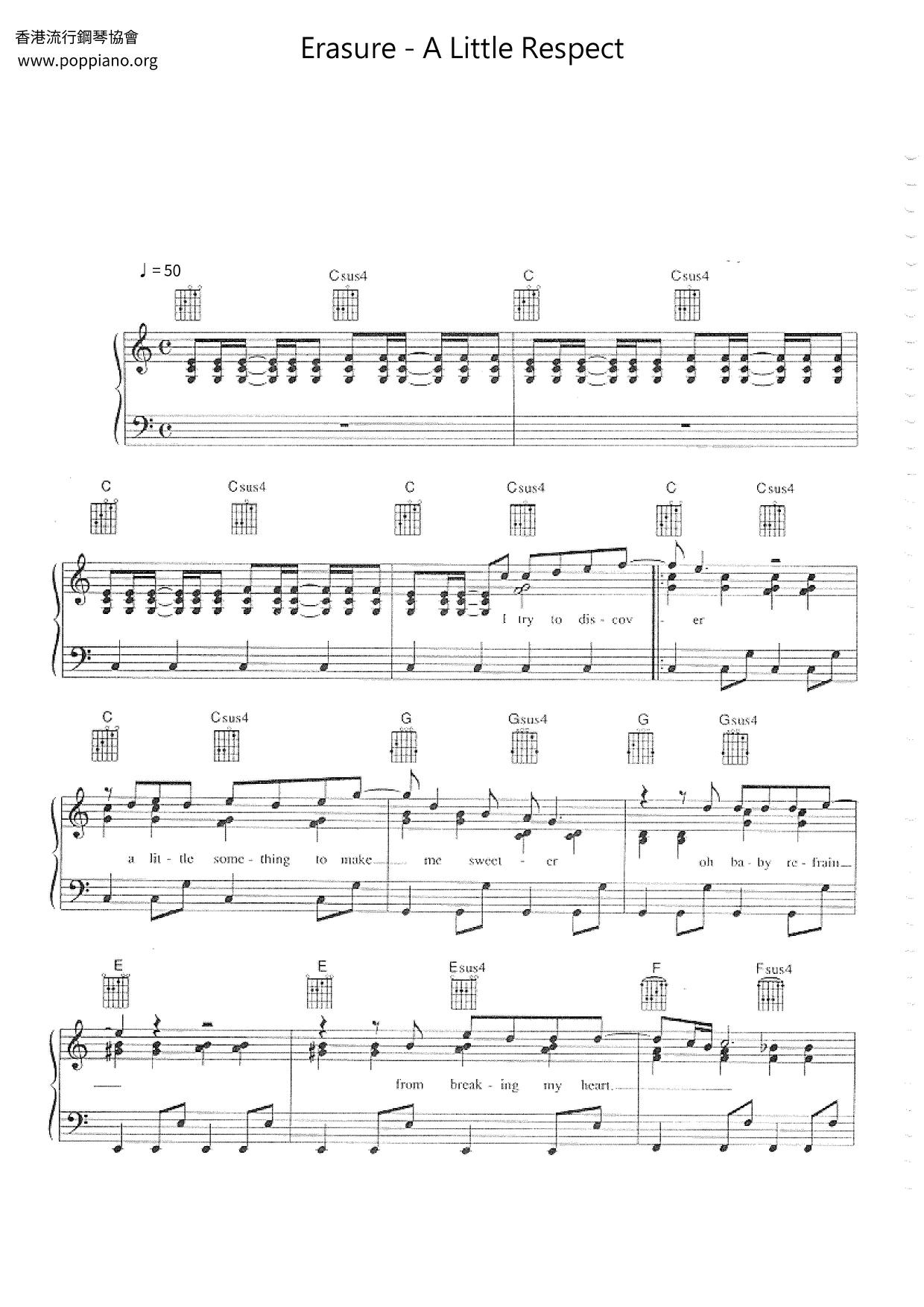 A Little Respect Score