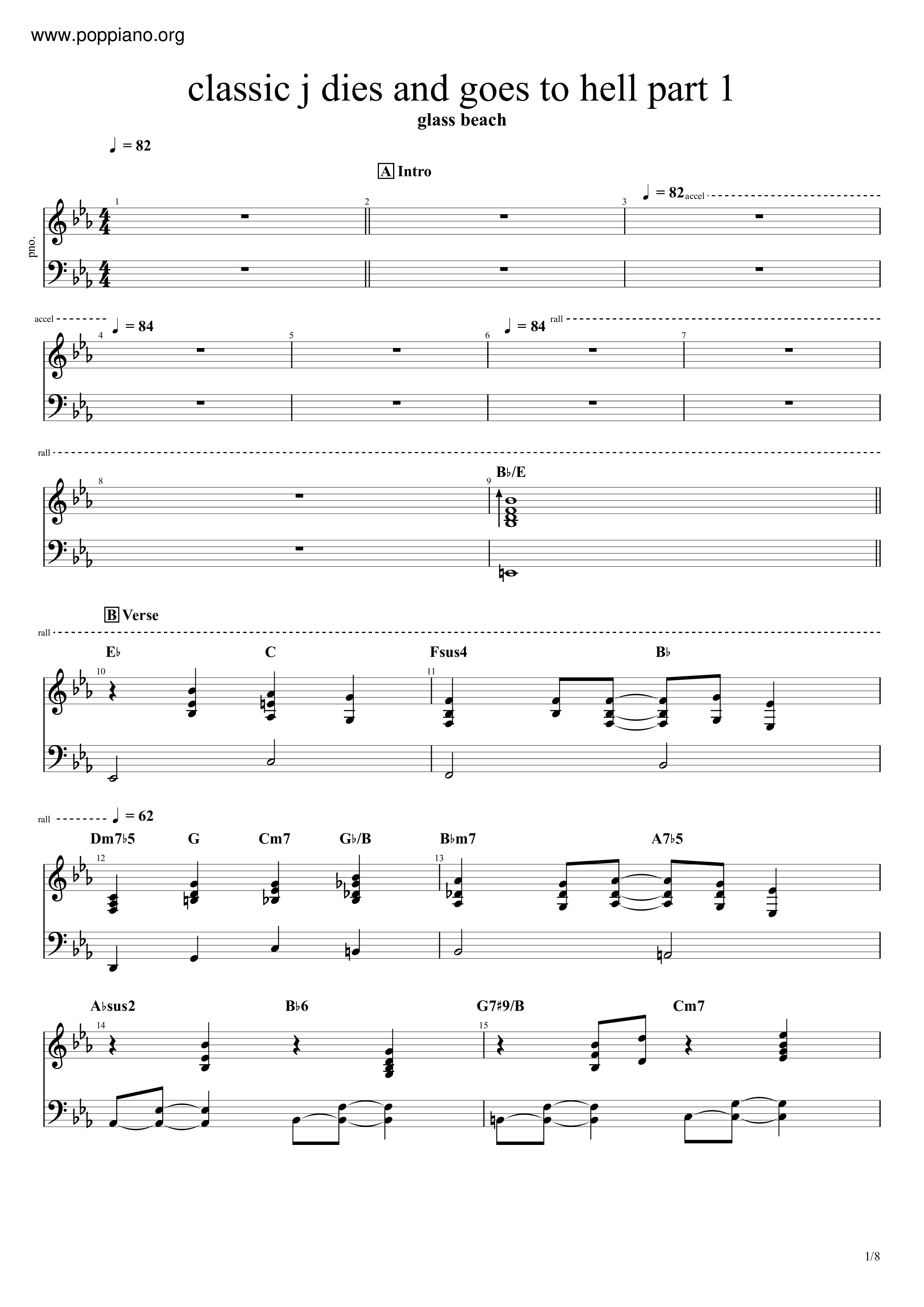 Classic J Dies And Goes To Hell Part 1 Score