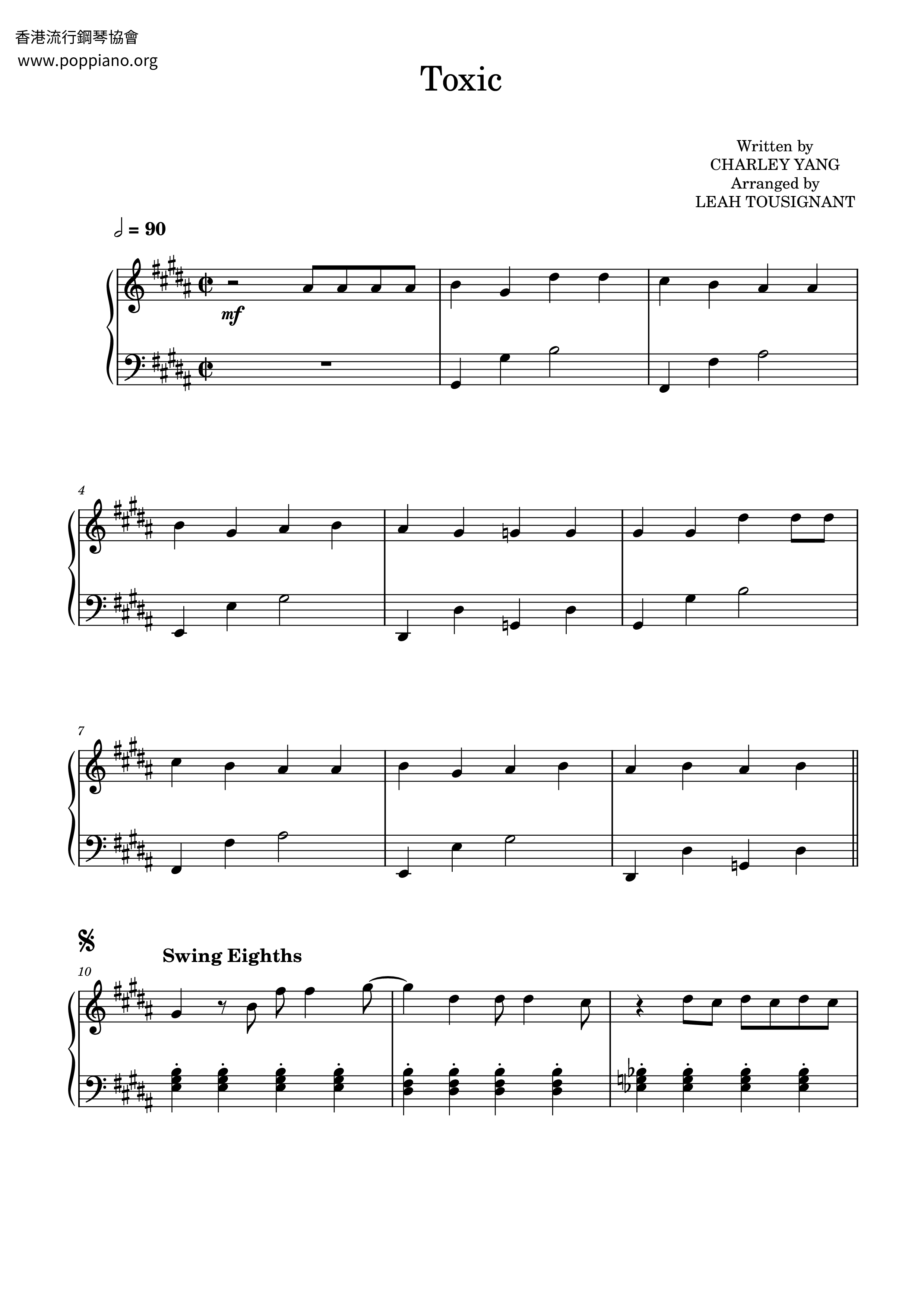 ☆ BoyWithUke-Toxic Sheet Music pdf, - Free Score Download ☆