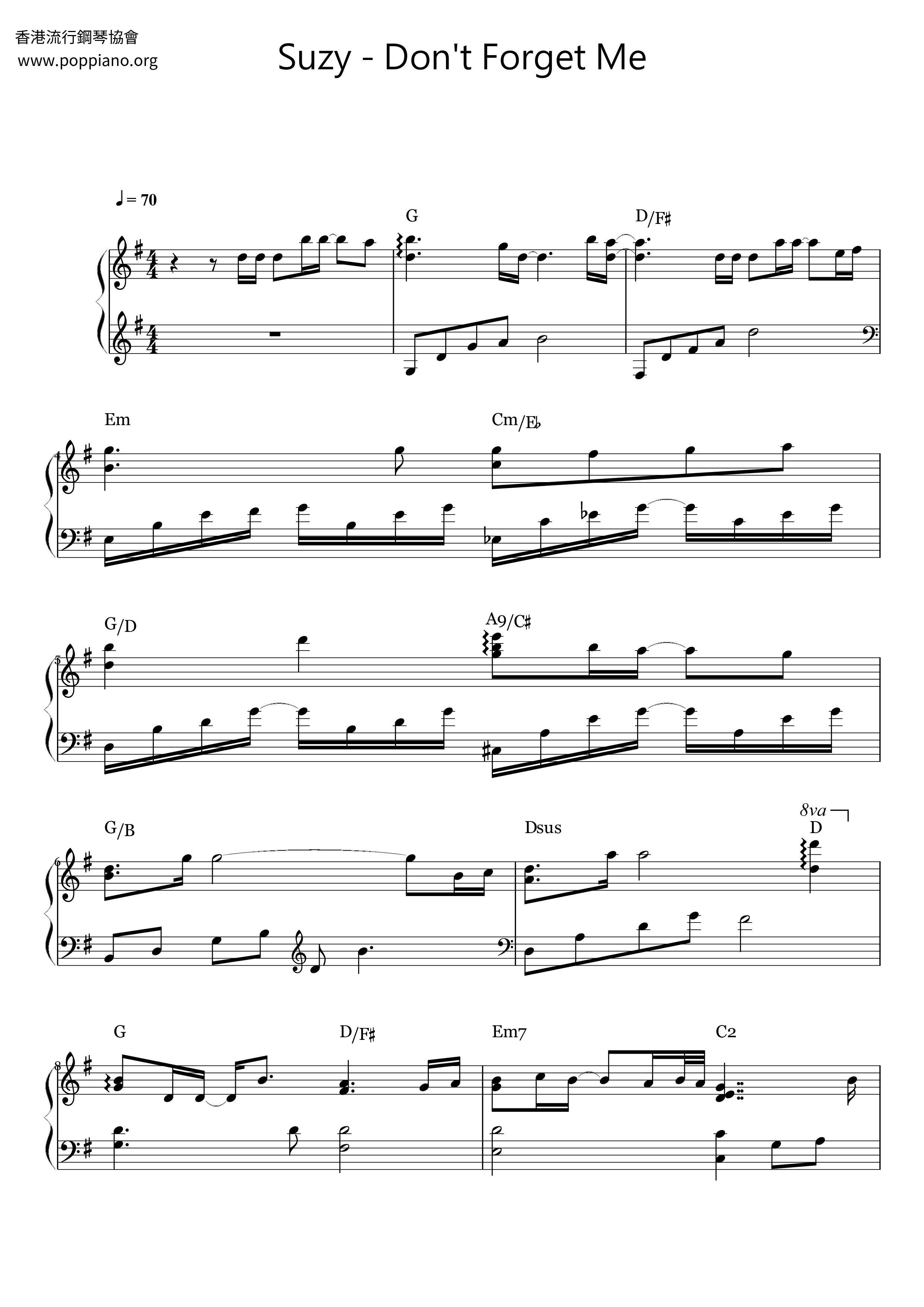 suzy-don-t-forget-me-sheet-music-pdf-free-score-download