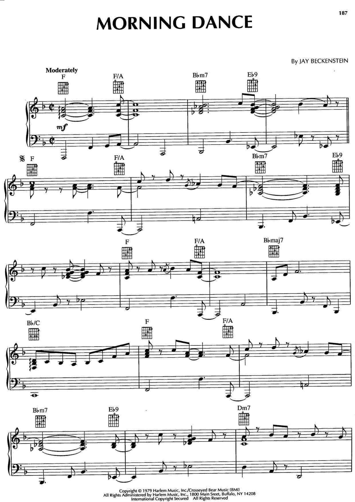 ☆Spyro Gyra - Morning Dance ピアノ譜pdf- 香港ポップピアノ