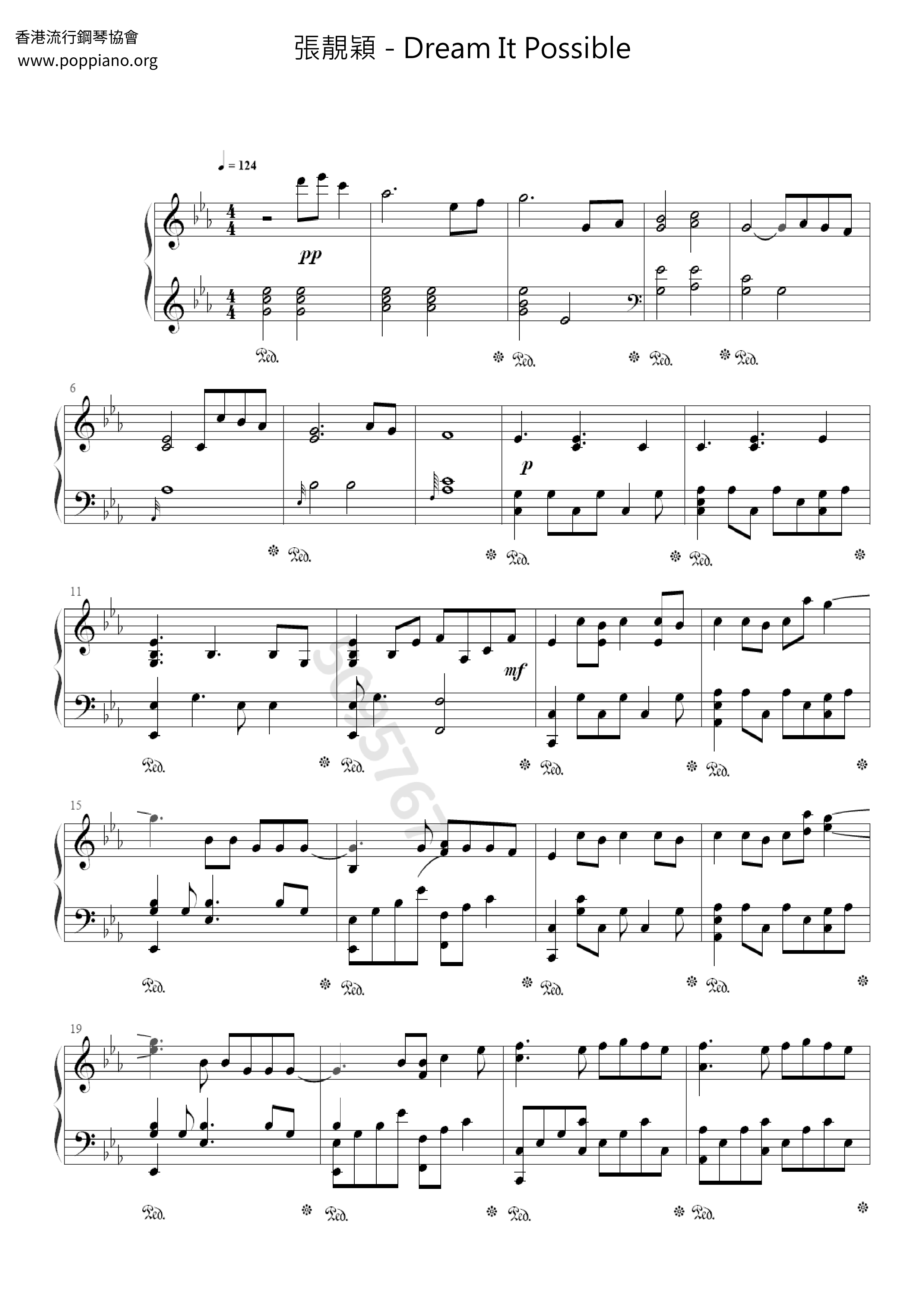 Dream It Possible Score