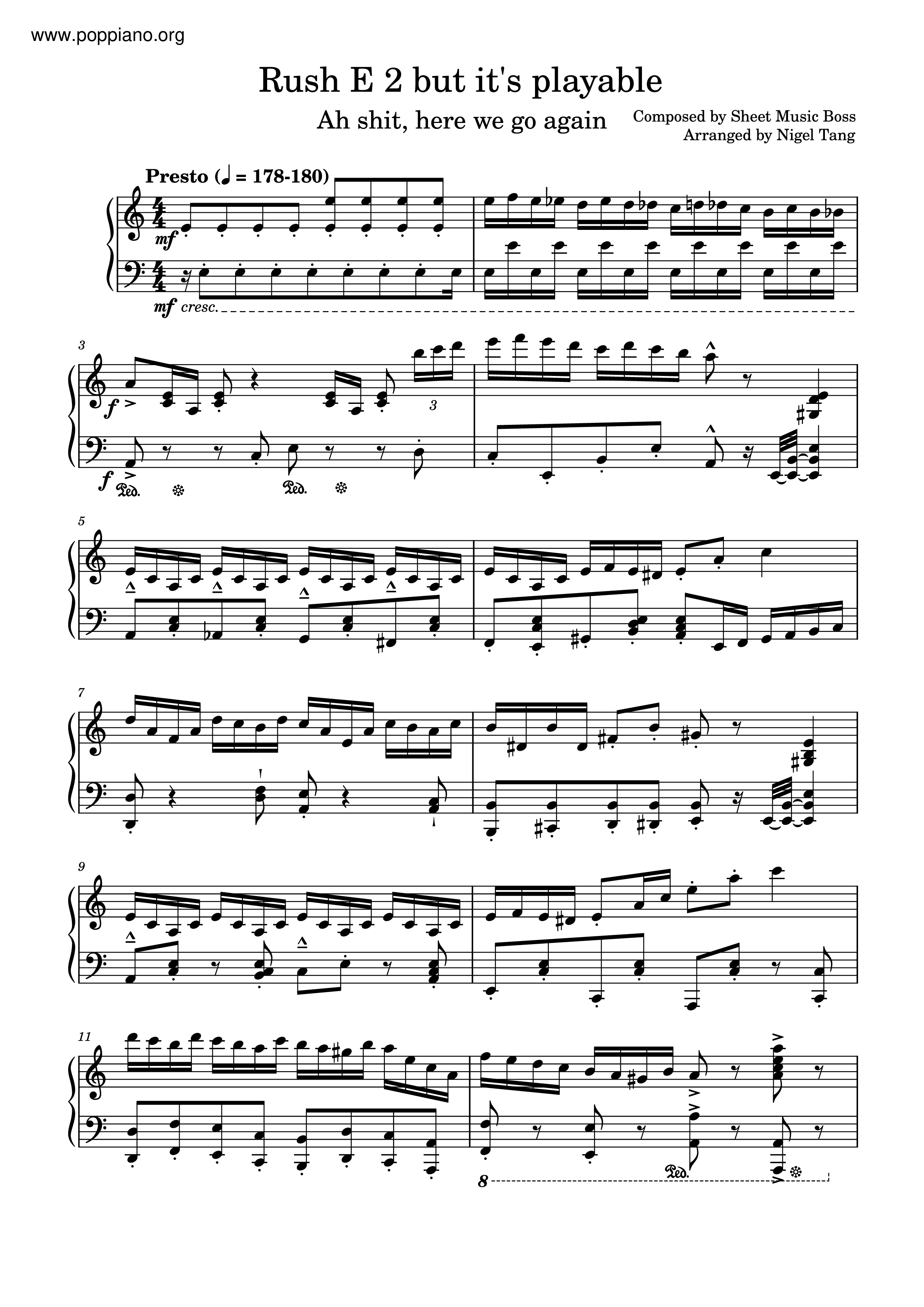 Rush E Score