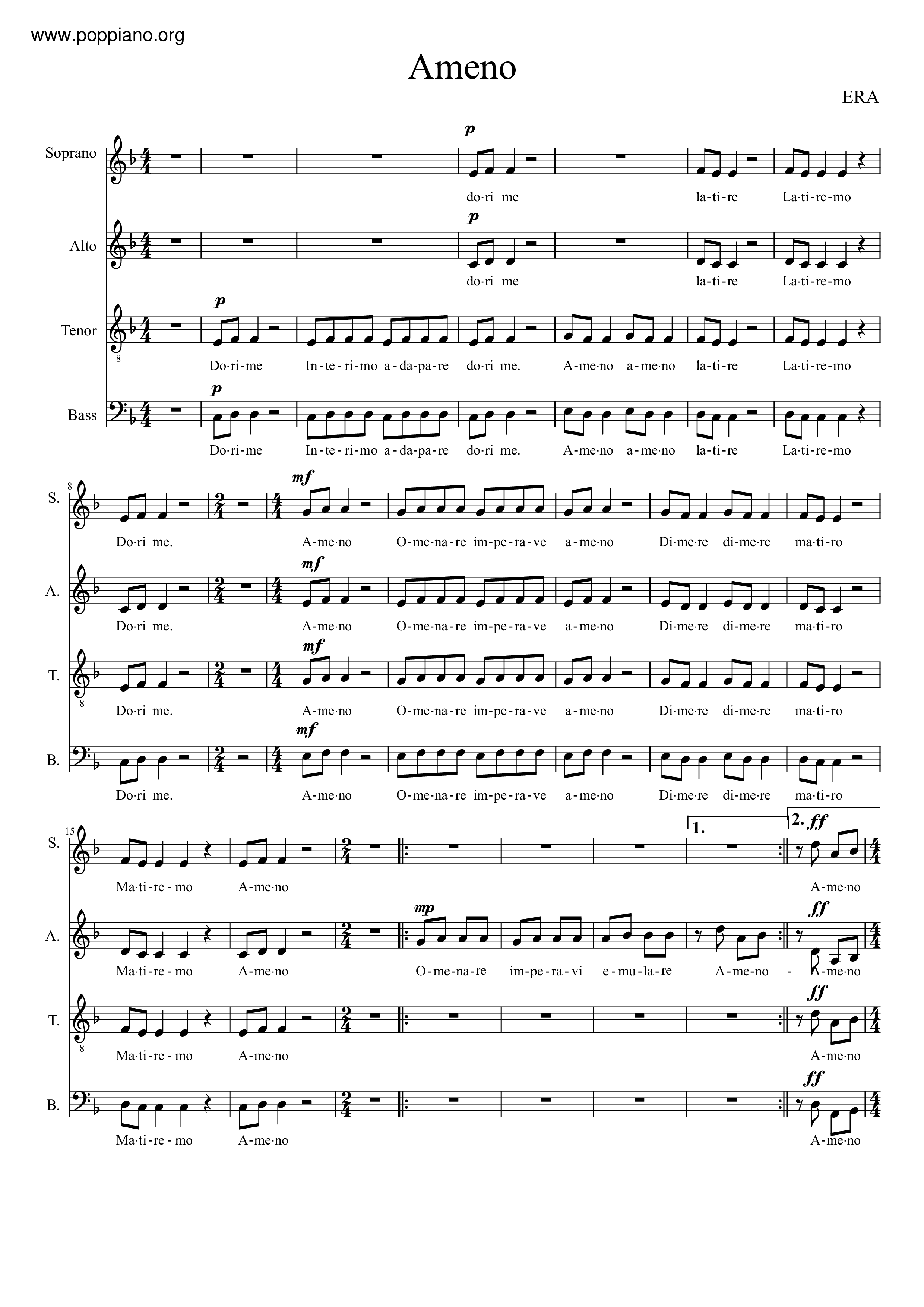 Ameno Score