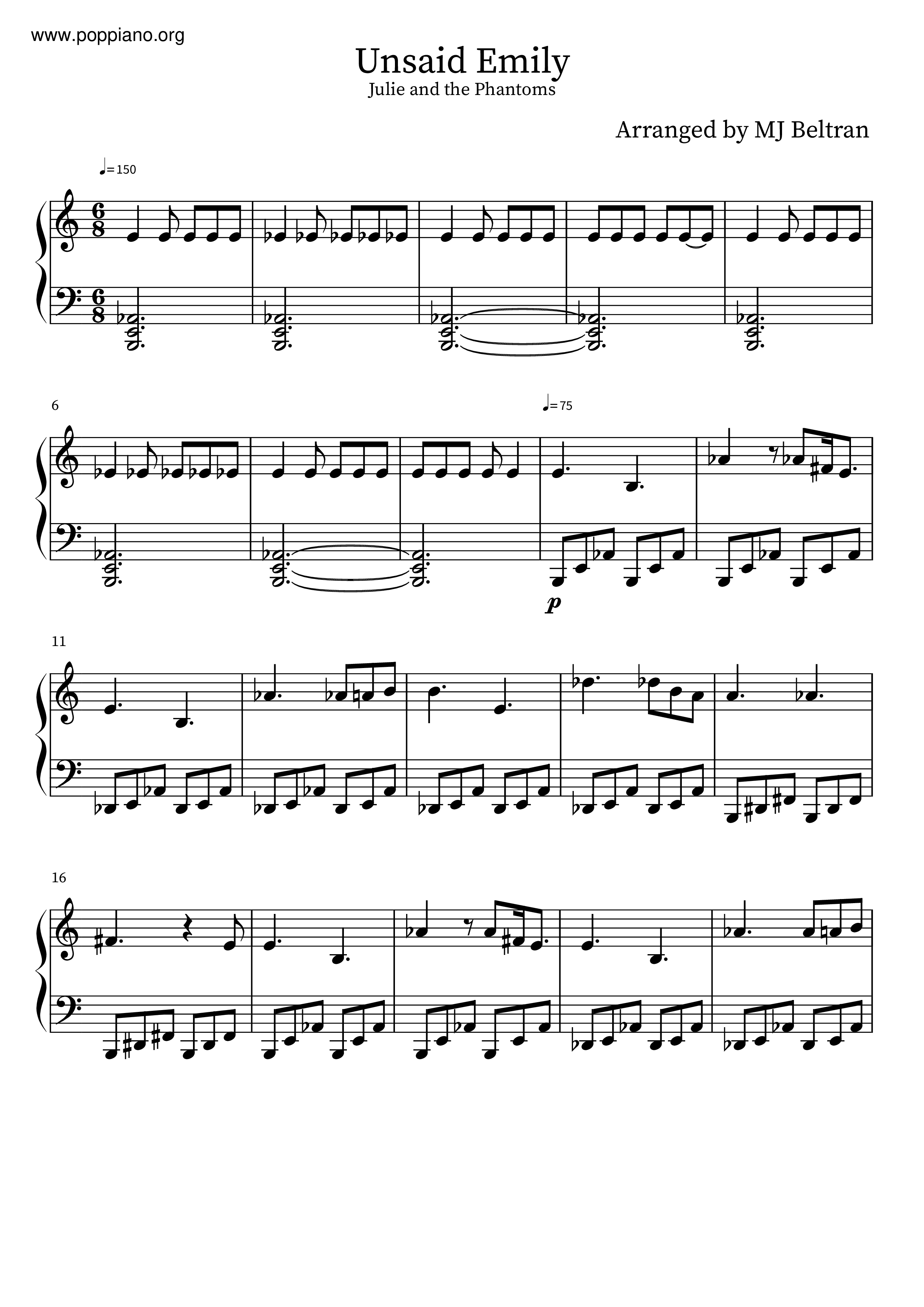 Unsaid Emily Score