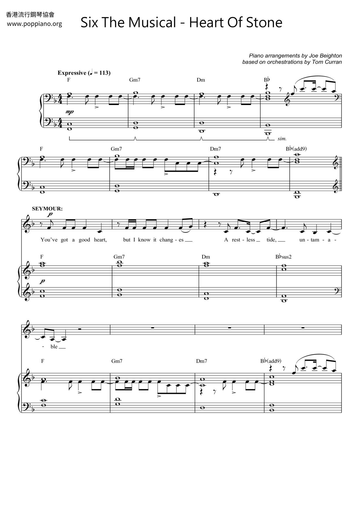 Six The Musical Heart Of Stone pdf 
