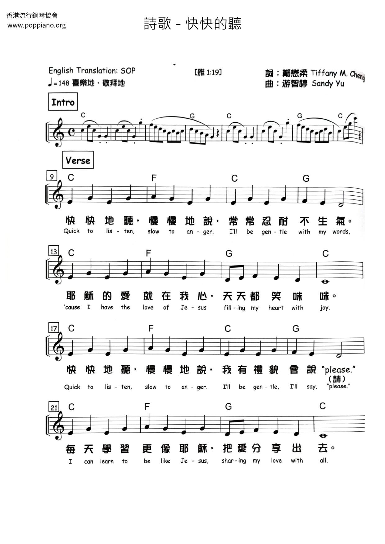Quick Listen Score