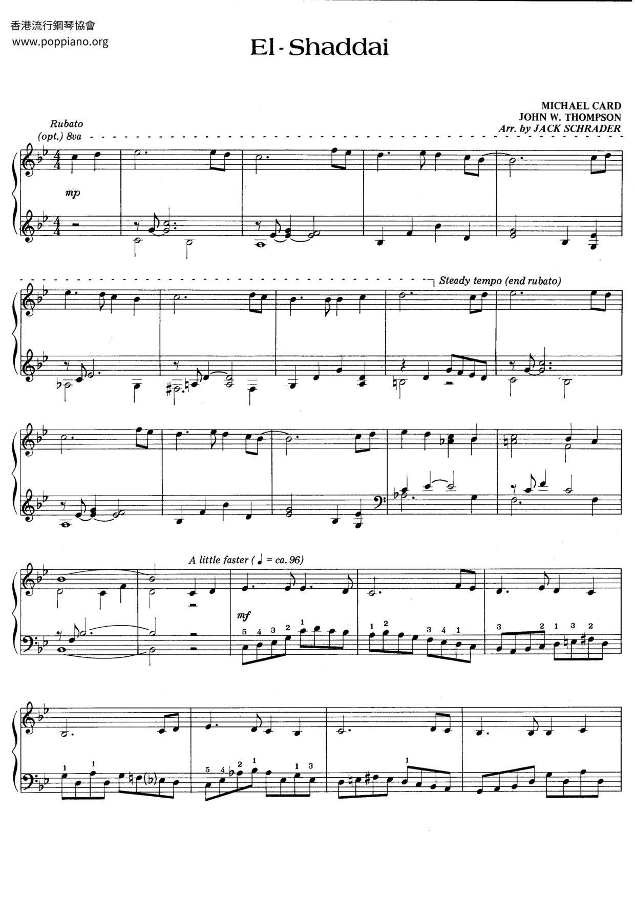 El-Shaddai Score