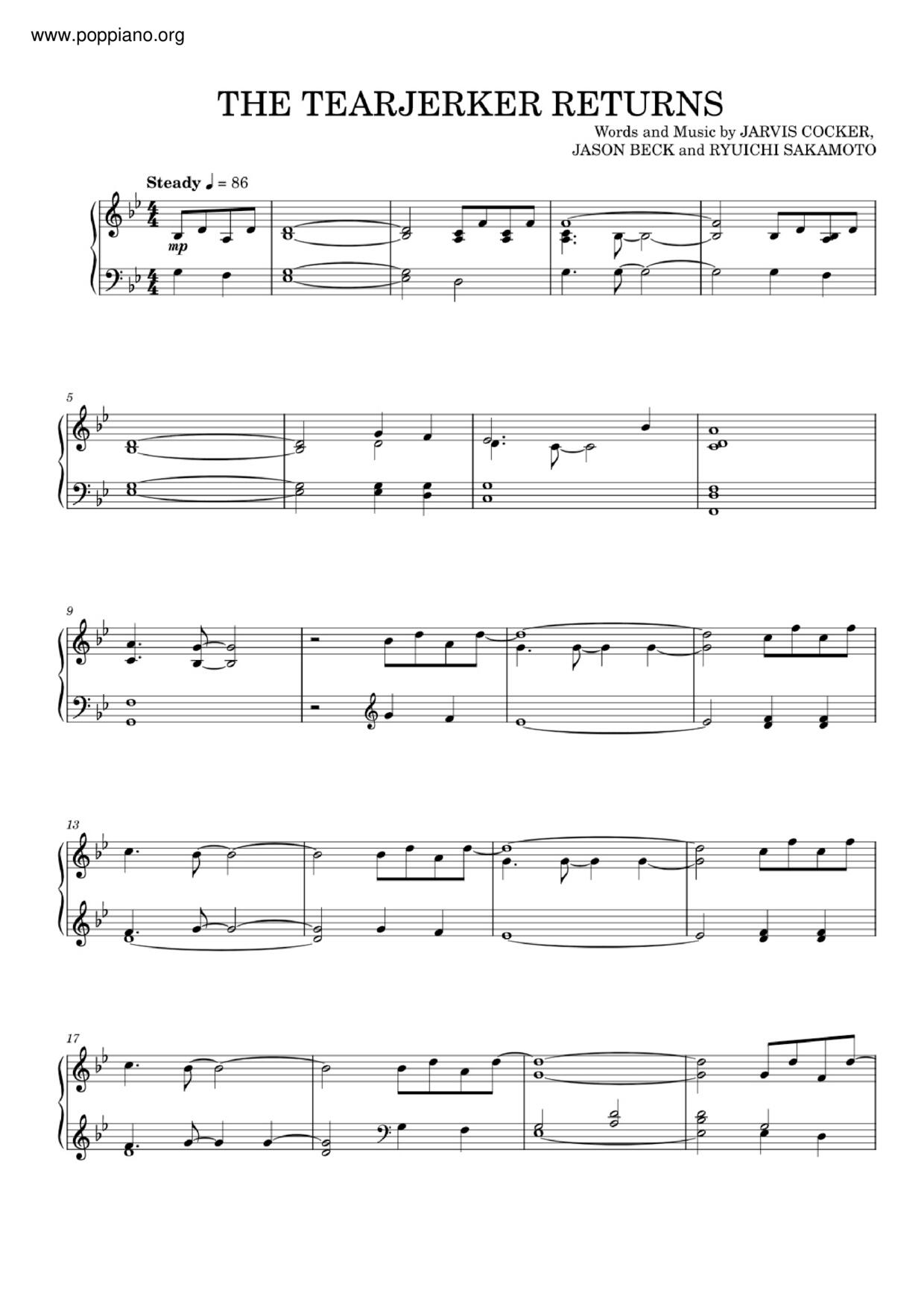 Gogol (Chilly Gonzales ) - Piano Sheet Music