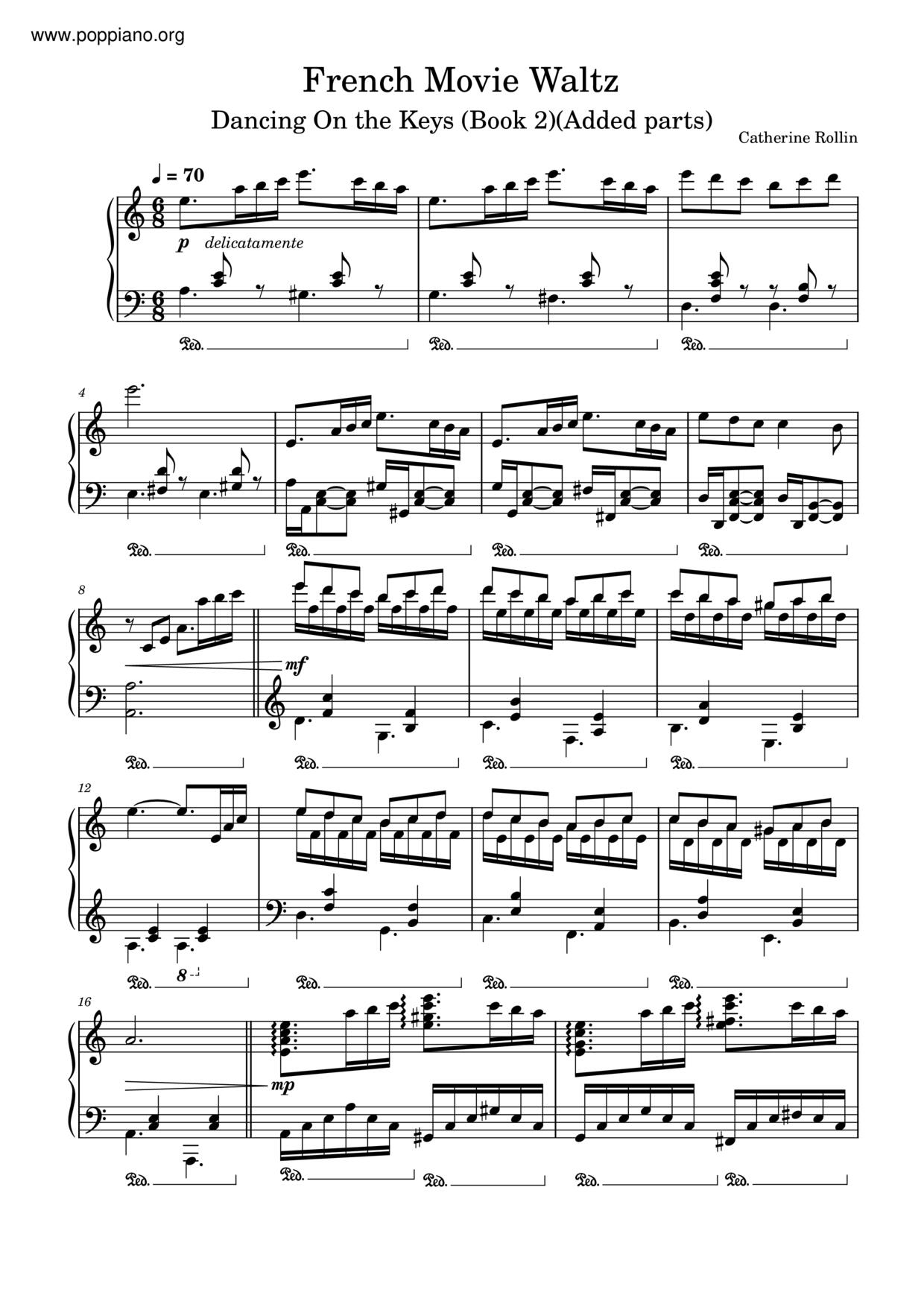 French Movie Waltz Score