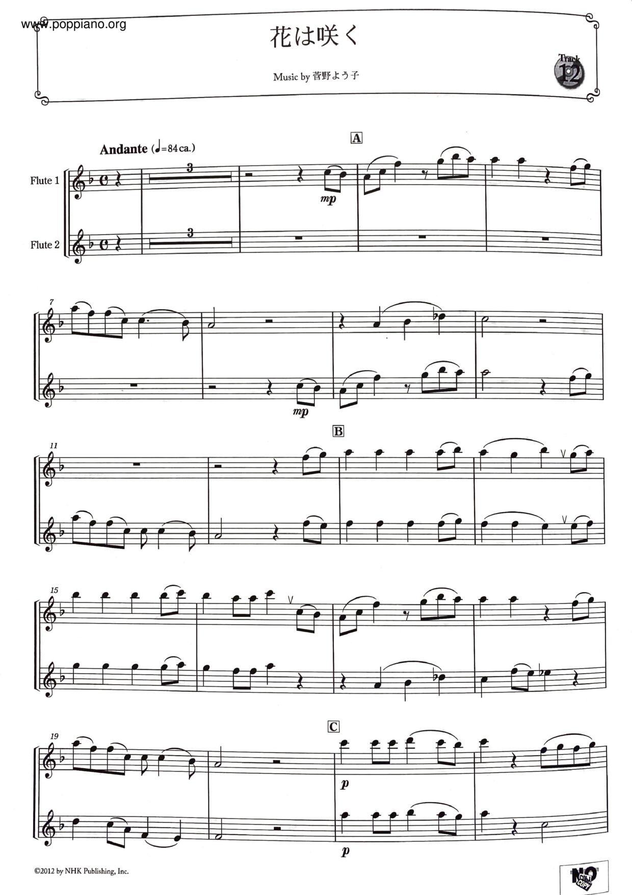 Flowers Will Bloom Score