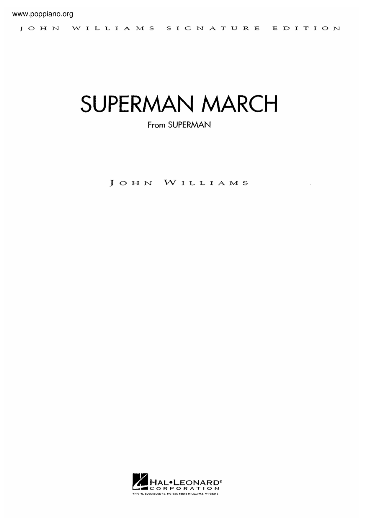 Superman Theme Score