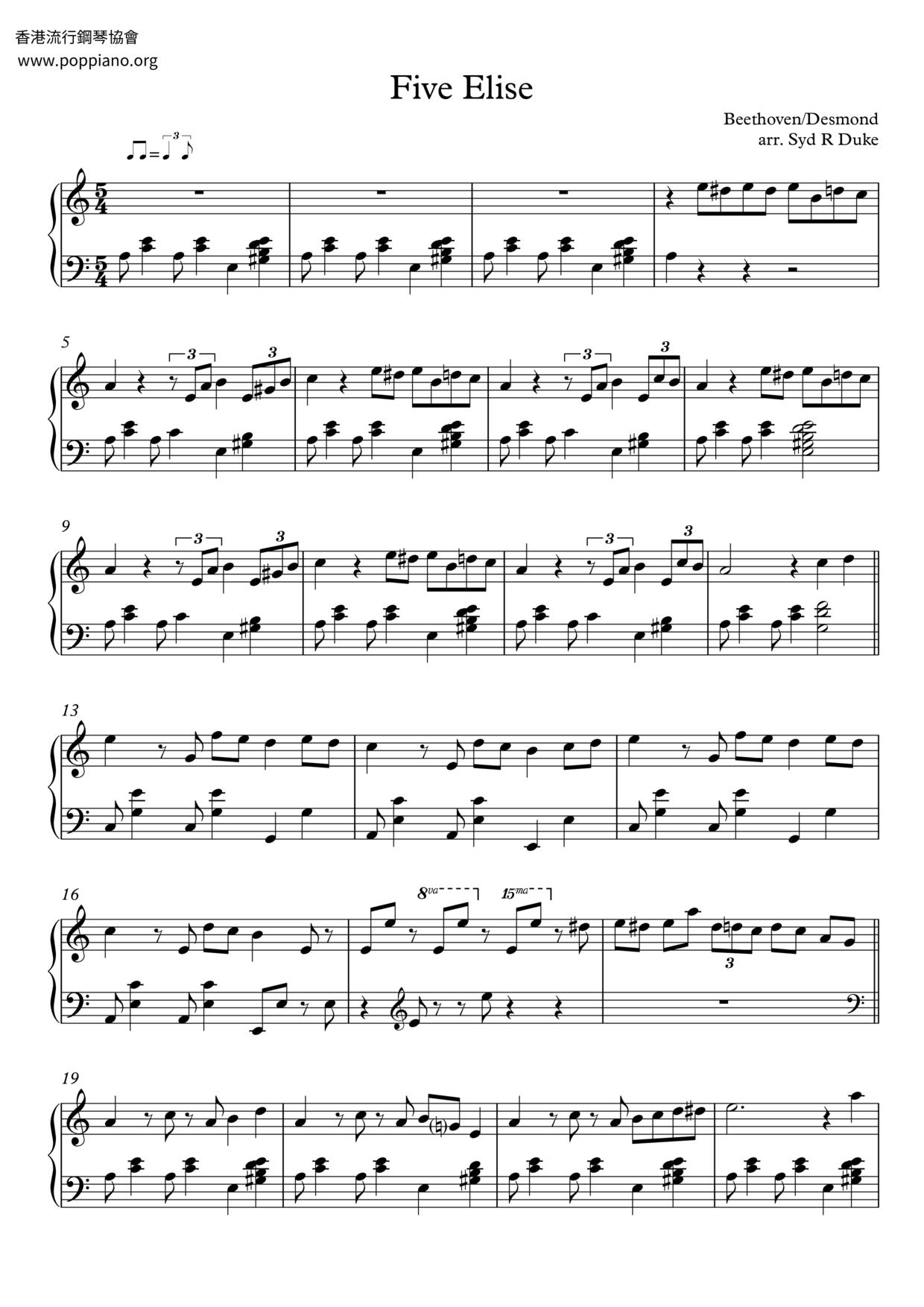 Five Elise Score