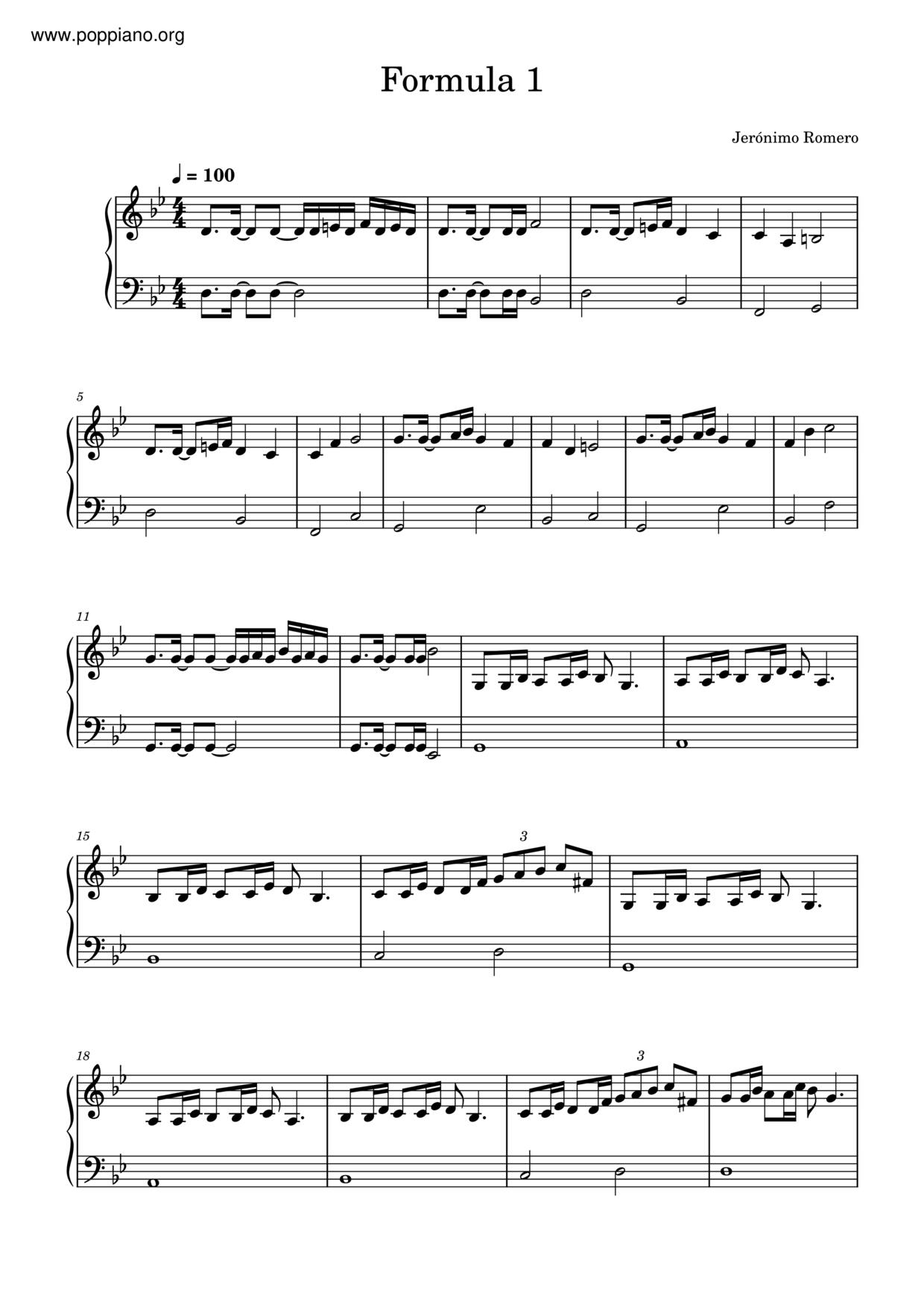 Formula 1 Theme Score