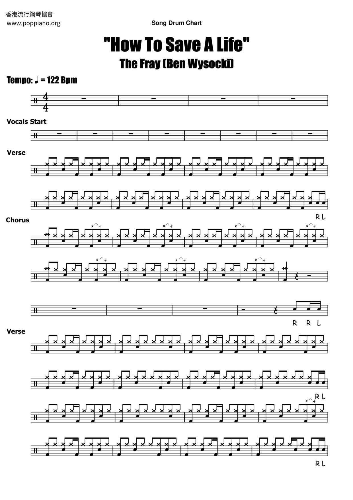  The Fray How To Save A Life pdf PDF Gakufu