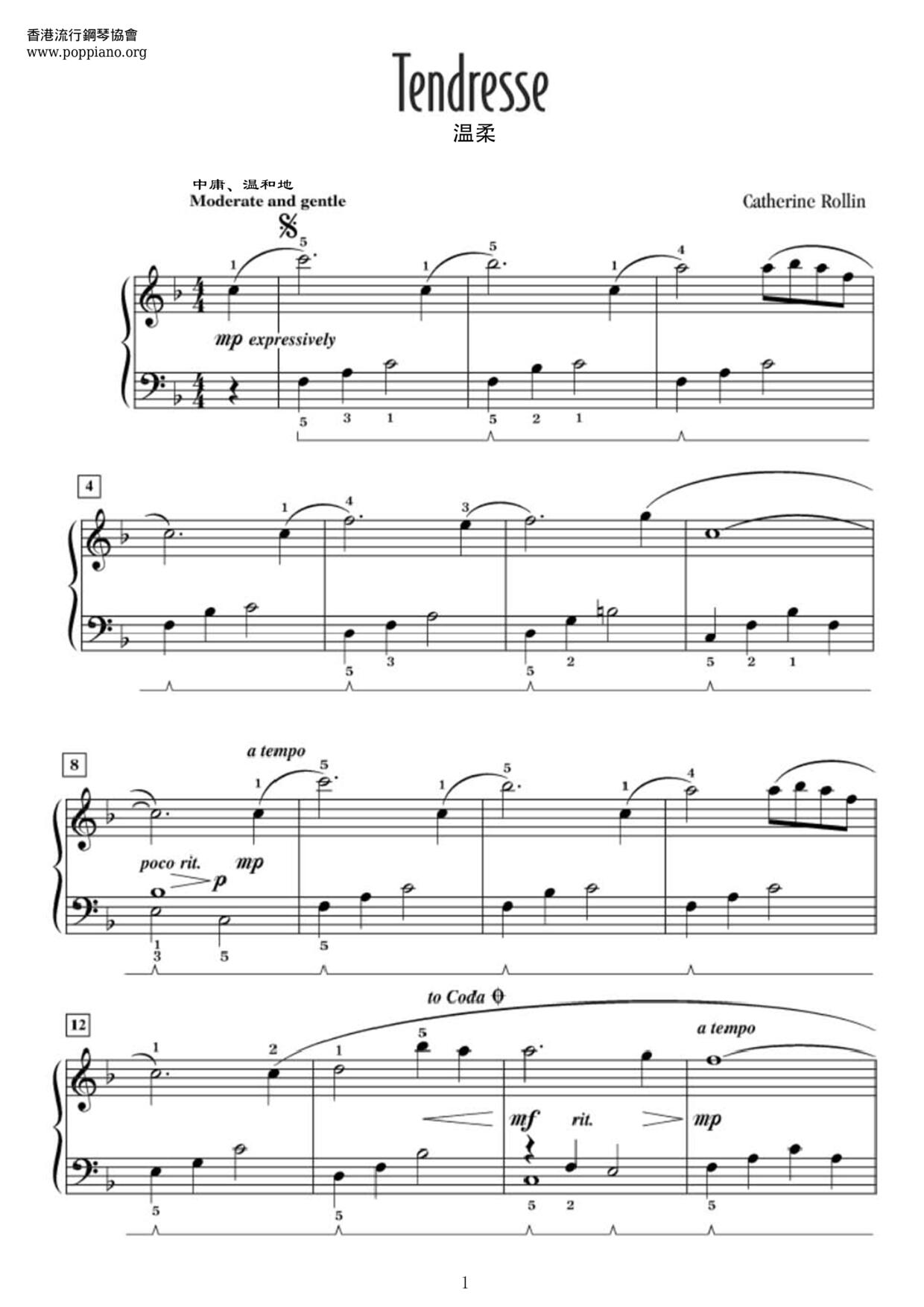 Tendresse Score