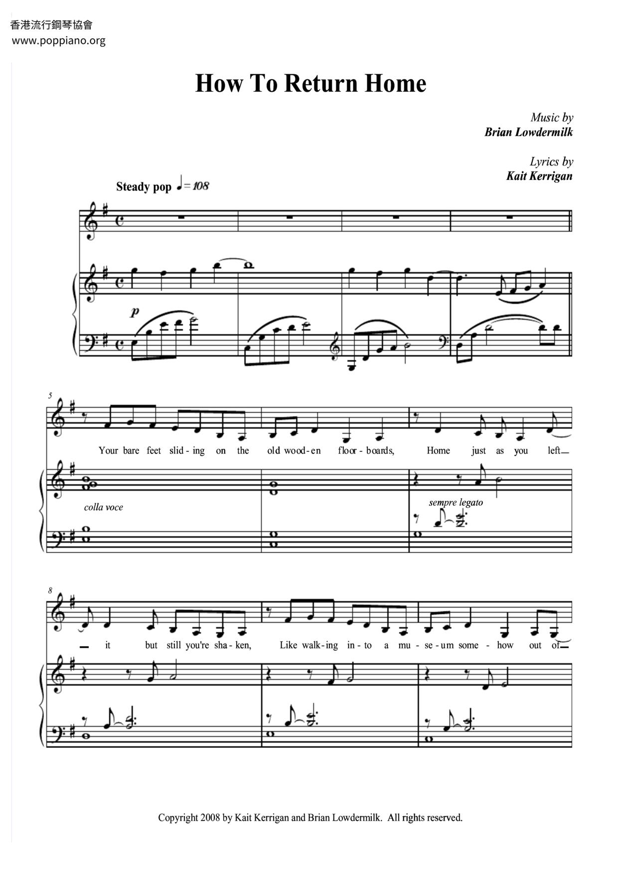 How To Return Home Score