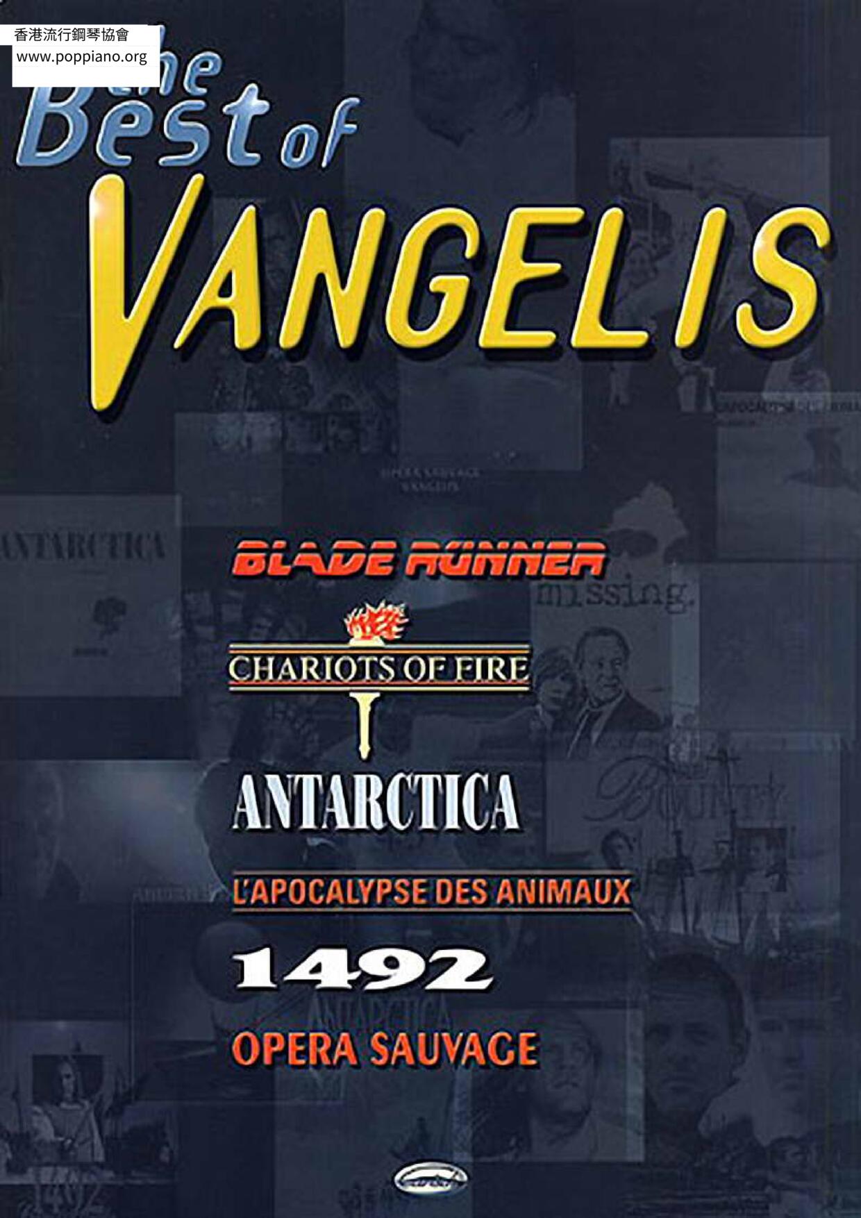 The Best Of Vangelis 57 pagesピアノ譜