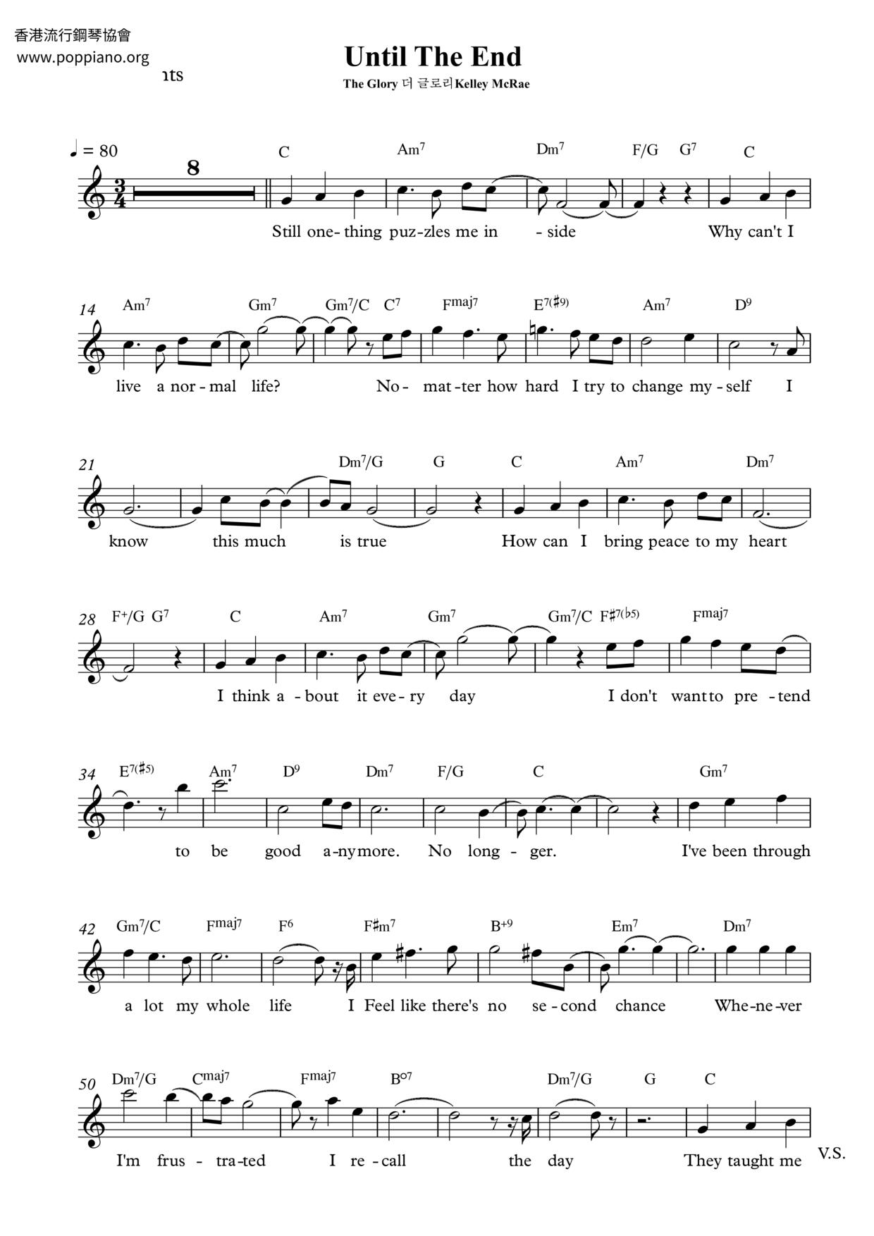 Until The End Score